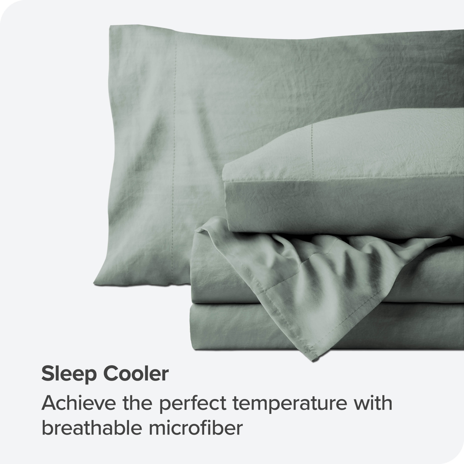 ENS. Draps en microfibre ultra-doux 1800 po de Bare Home Sandwash - double brossé-hypoallergénique-résistant aux taches