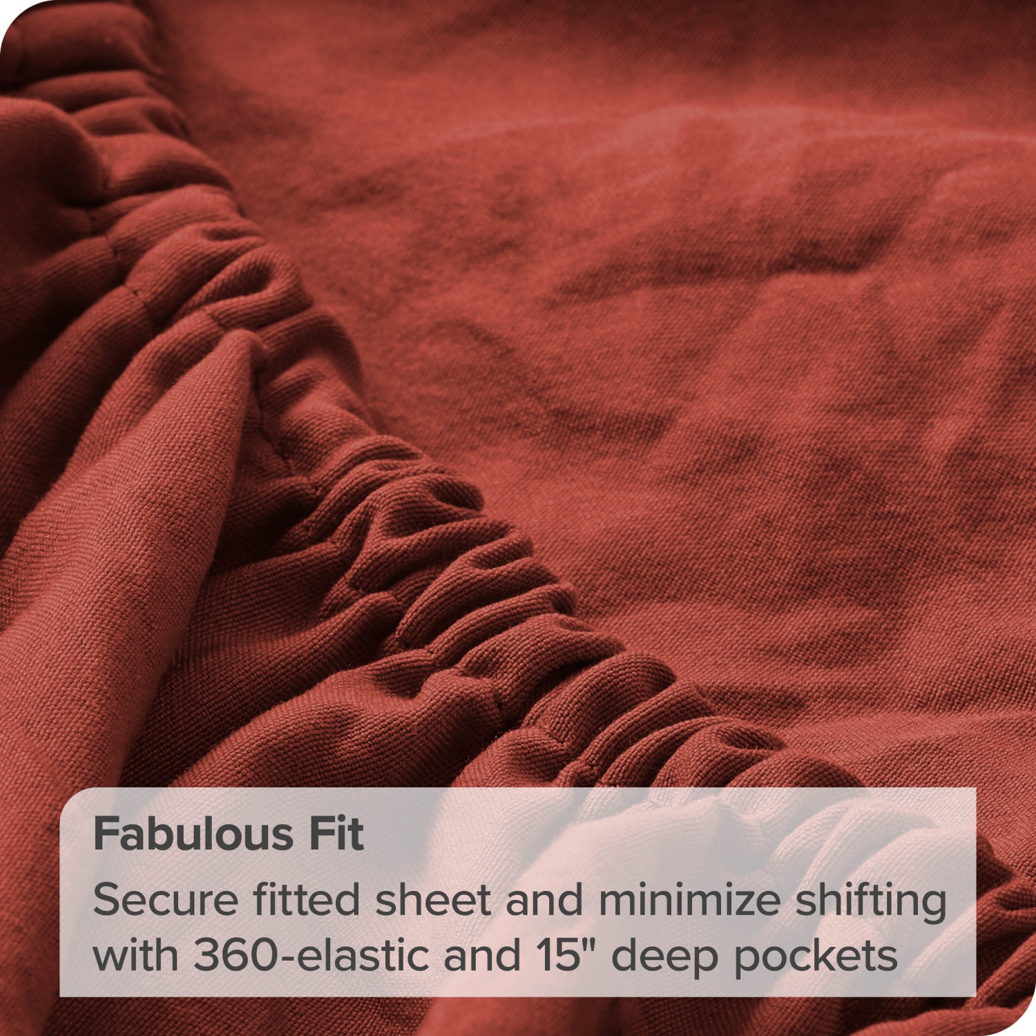 ENS. Draps en microfibre ultra-doux 1800 po de Bare Home Sandwash - double brossé-hypoallergénique-résistant aux taches