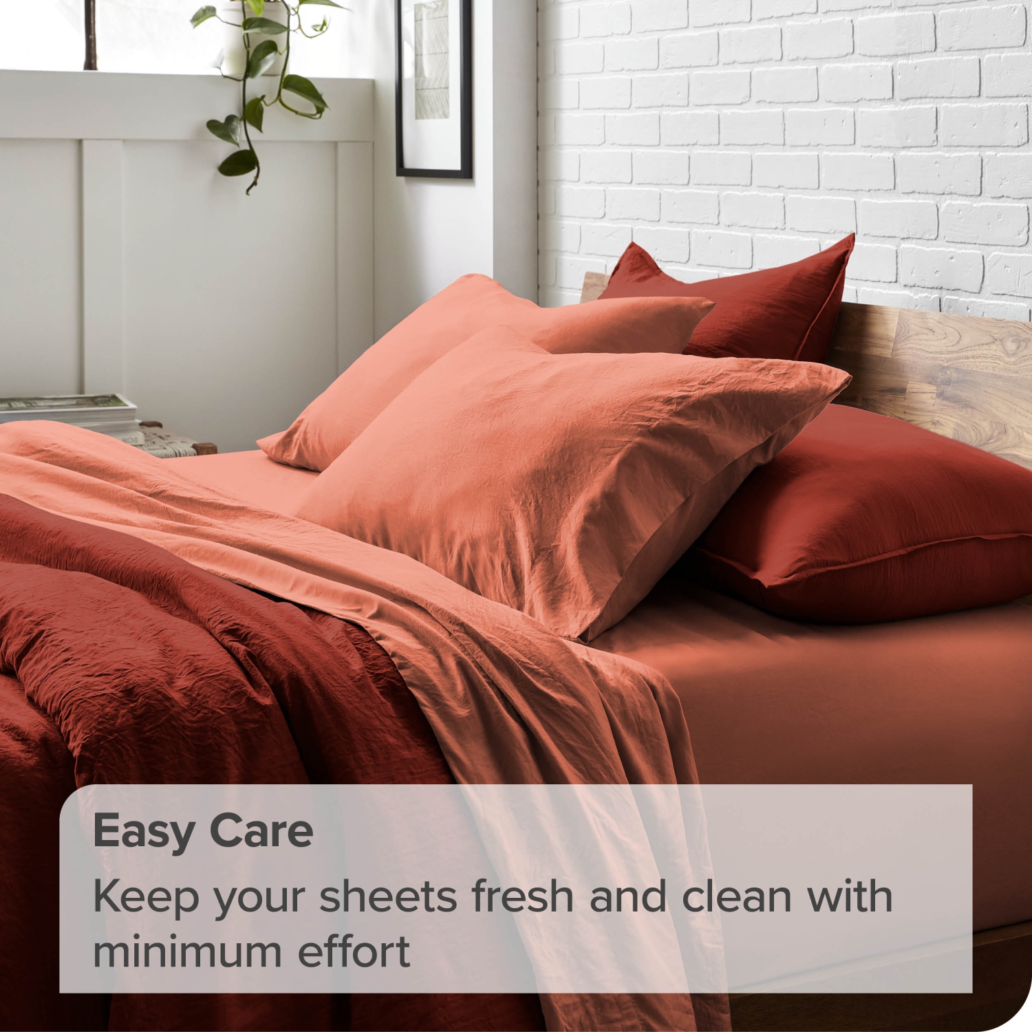 Bare Home Sandwashed Sheet Set - Premium 1800 Ultra-Soft Microfiber Bed Sheets - Double Brushed - Hypoallergenic - Stain Resistant