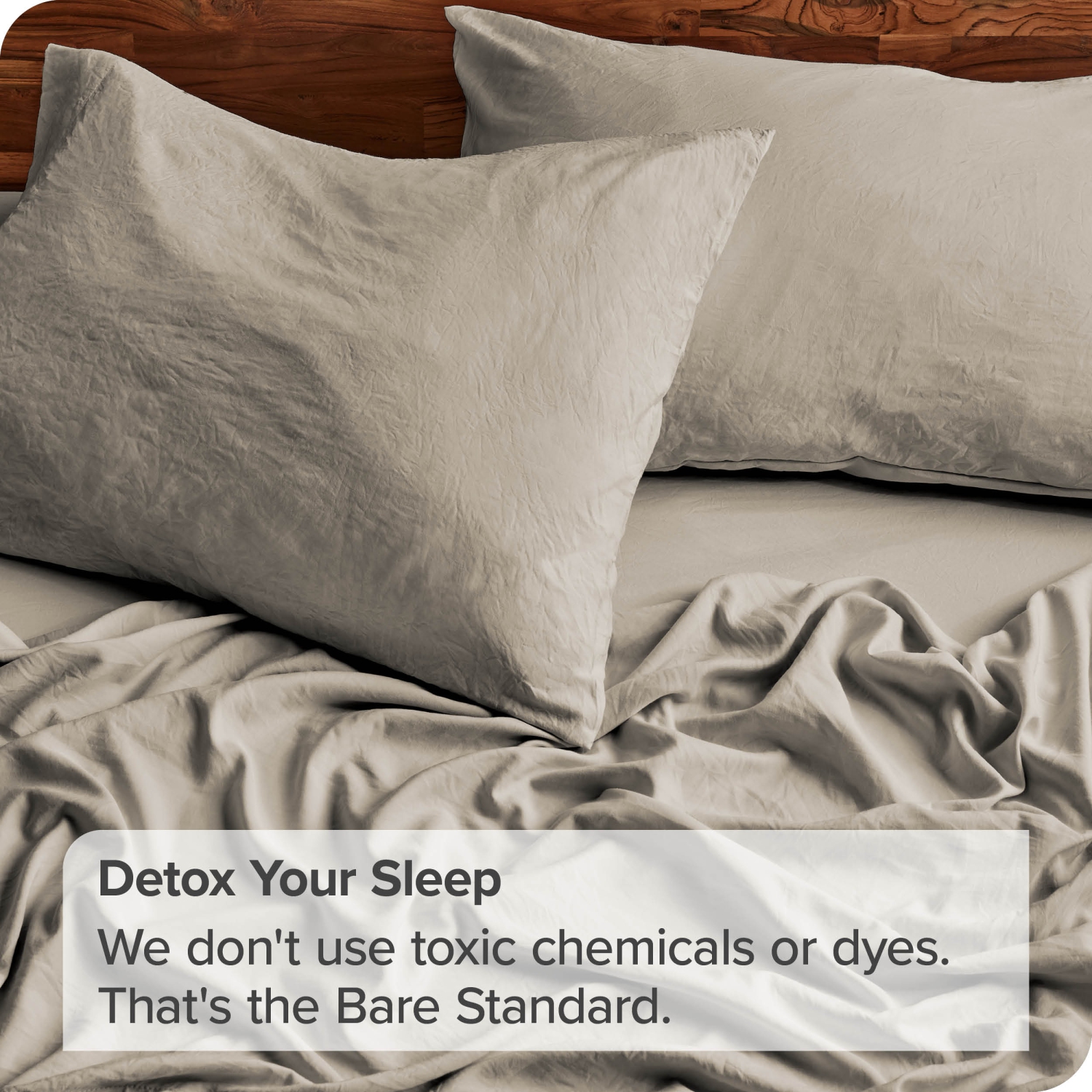 ENS. Draps en microfibre ultra-doux 1800 po de Bare Home Sandwash - double brossé-hypoallergénique-résistant aux taches