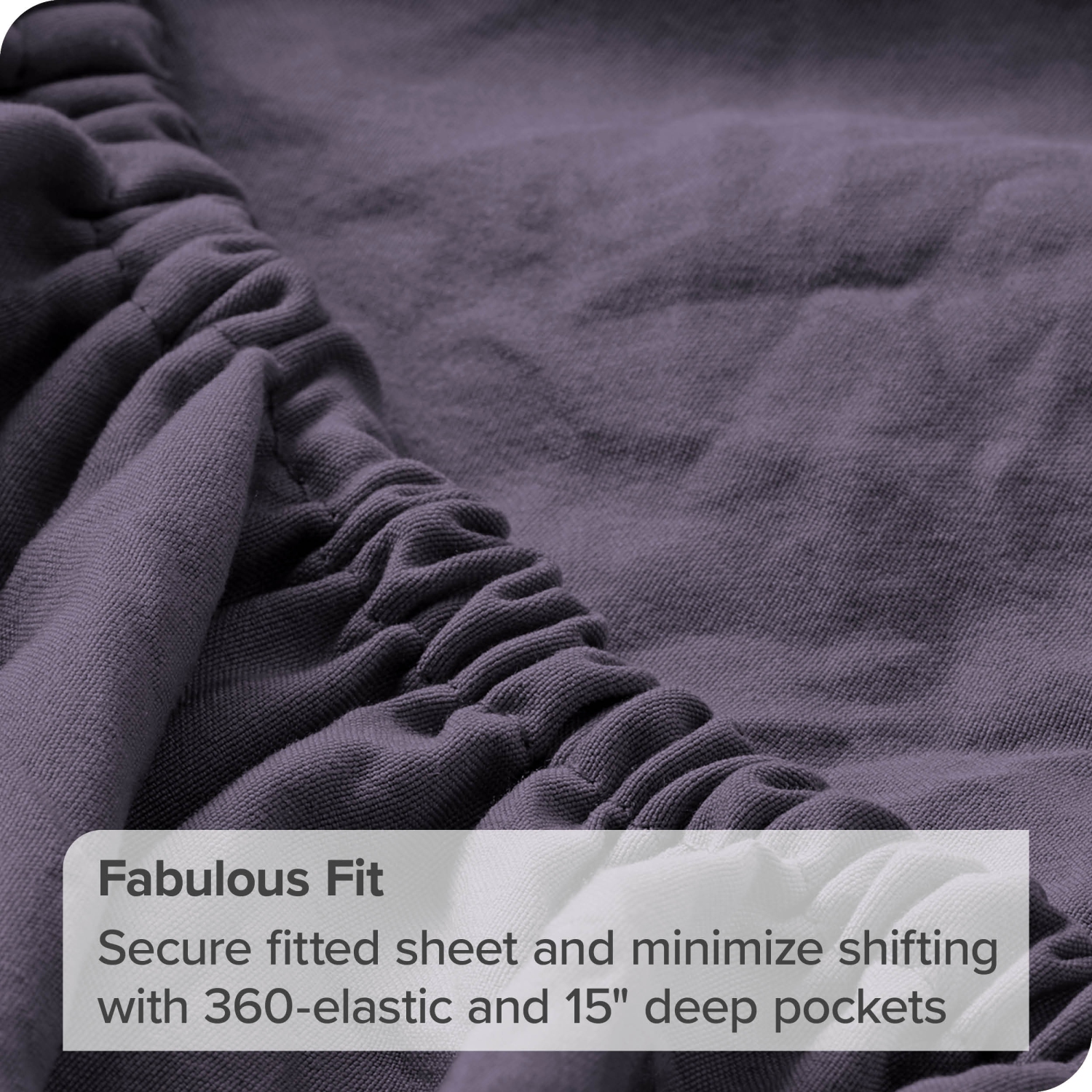 Bare Home Sandwashed Sheet Set - Premium 1800 Ultra-Soft Microfiber Bed Sheets - Double Brushed - Hypoallergenic - Stain Resistant