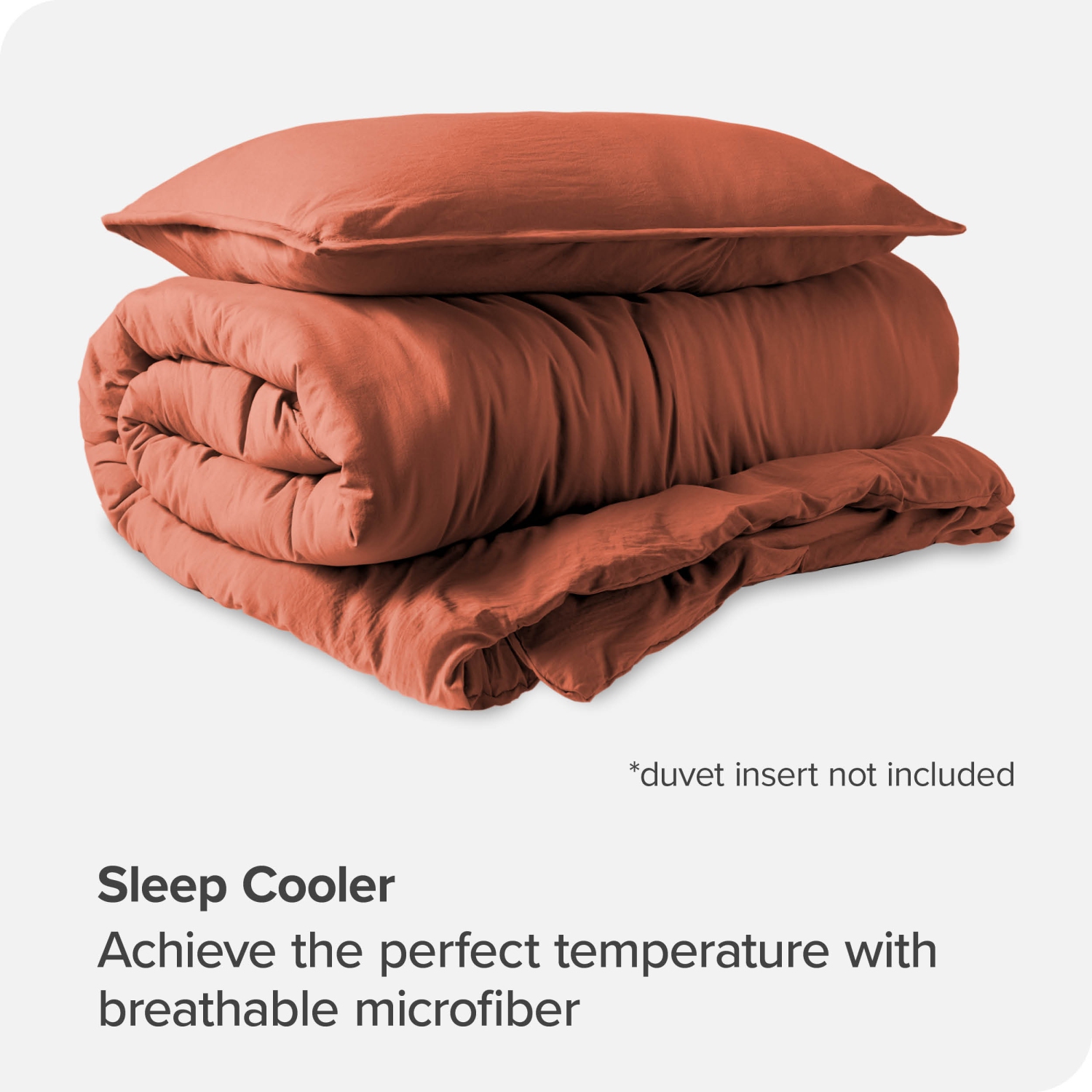 Bare Home Washed Duvet Cover and Sham Set - Premium 1800 Ultra-Soft Brushed Microfiber - Hypoallergenic, Stain Resistant - Twin/Twin XL, Dusty Rose