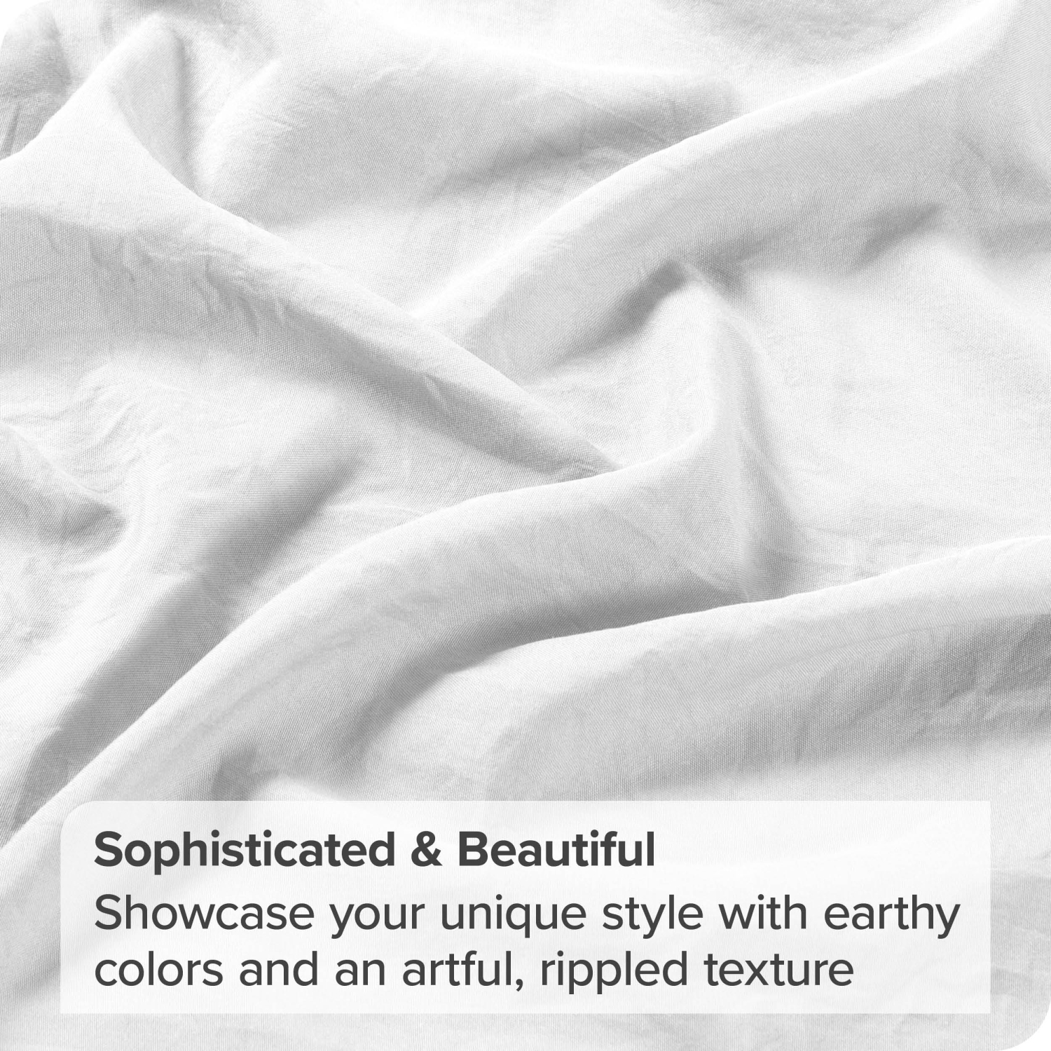 Bare Home Washed Duvet Cover and Sham Set - Premium 1800 Ultra-Soft Brushed Microfiber - Hypoallergenic, Stain Resistant - Oversized Queen, White