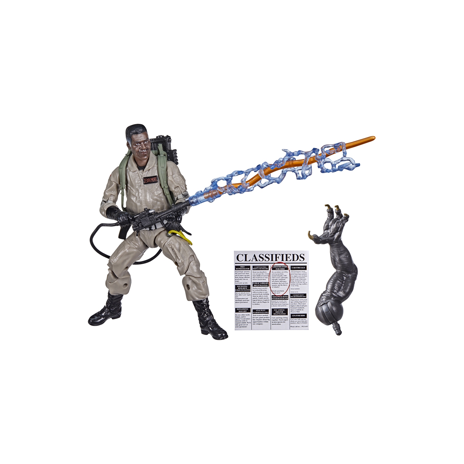 Ghostbusters Afterlife de 6 po, figurine d’action plasma, série Wave 2 - Winston Zeddemore