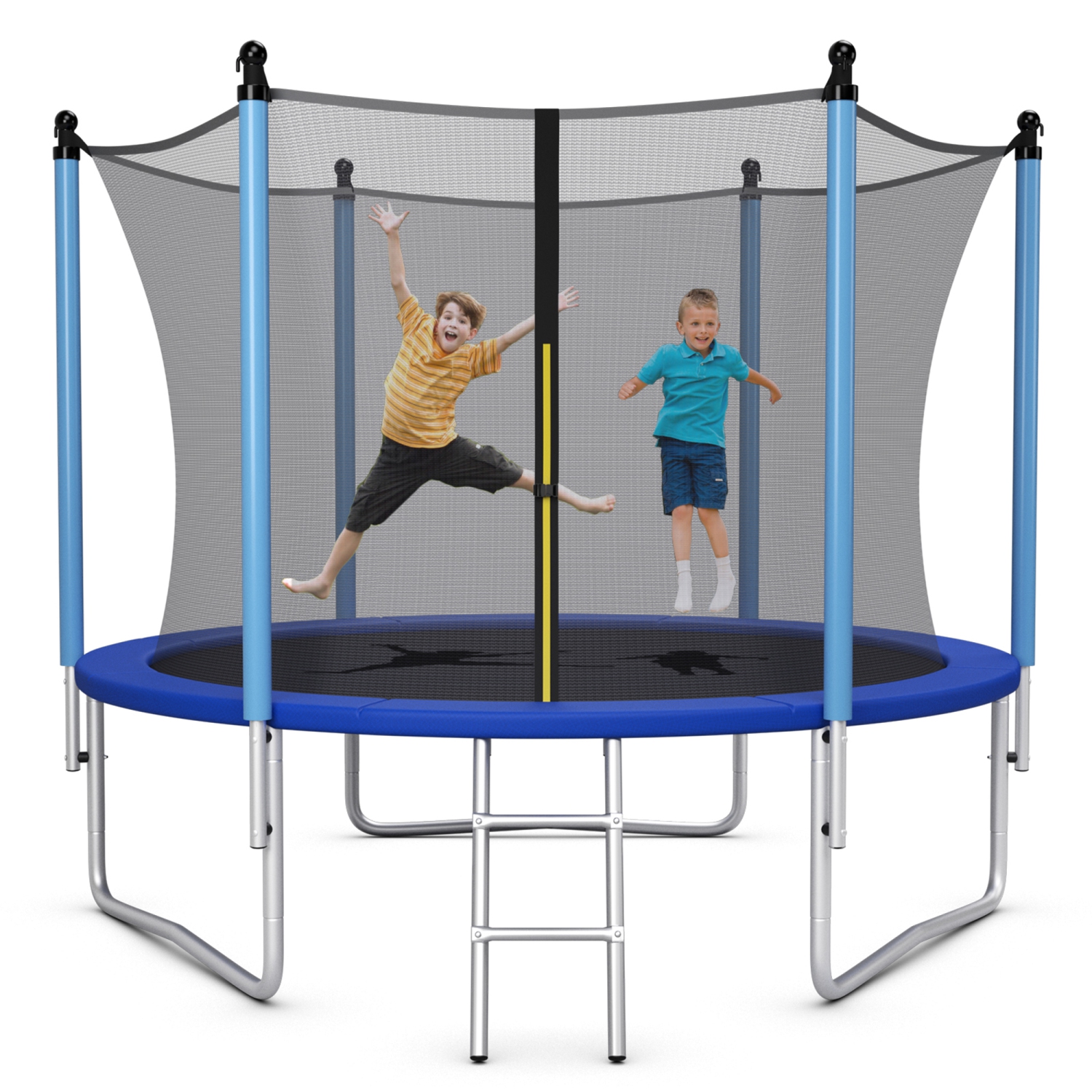 Gymax 10FT Jumping Exercise Recreational Bounce Trampoline W/Safety Net