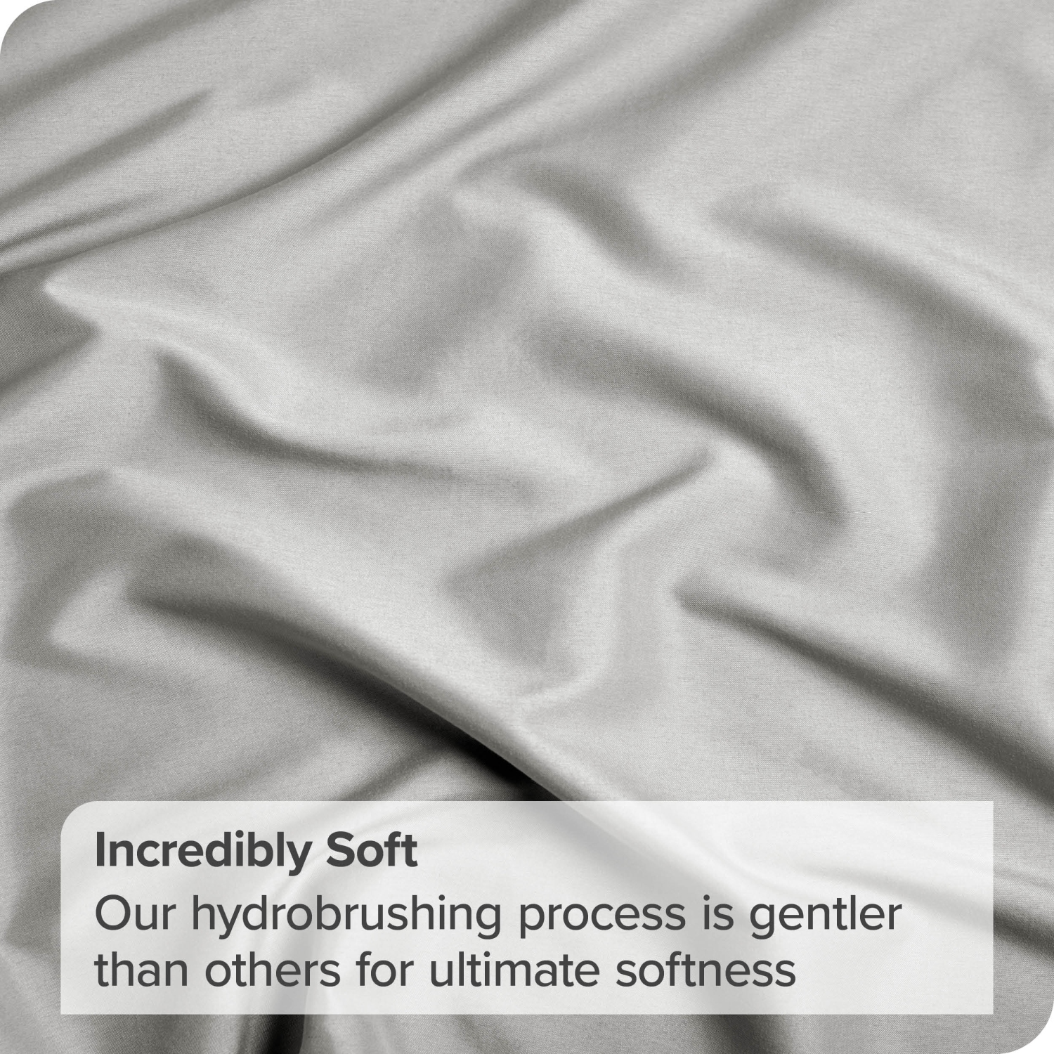 Drap du bas ajusté de Bare Home - microfibre ultradouce 1800-hypoallergénique-Pochette très profonde-Grand lit, gris pâle