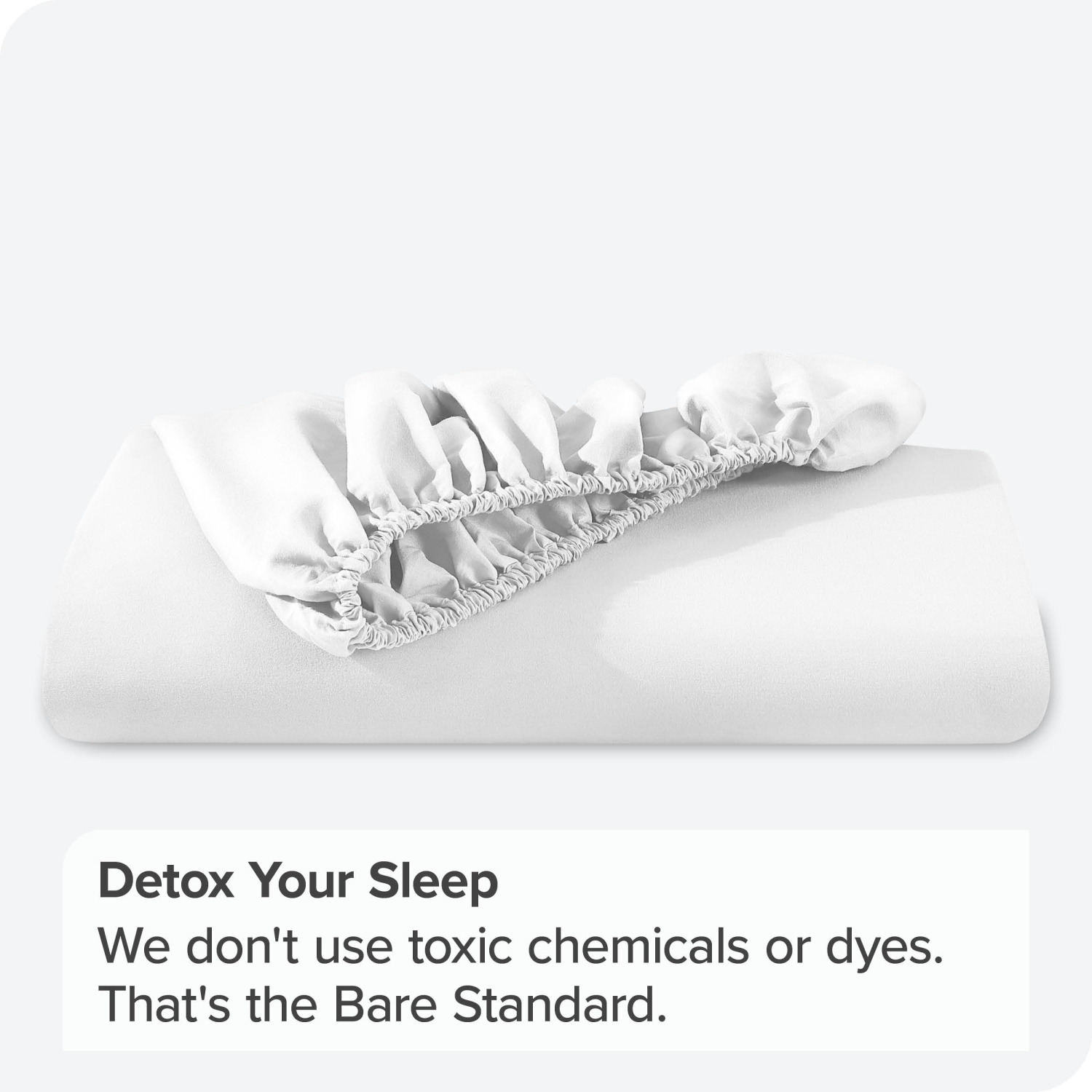 Drap du bas ajusté de Bare Home - microfibre ultra-douce anti-plis 1800 - Hypoallergénique - Pochette très profonde - Grand lit, blanc