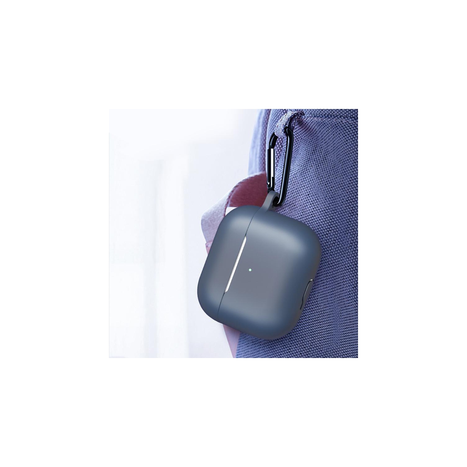 PANDACO White Soft Case for AirPods Charging Case