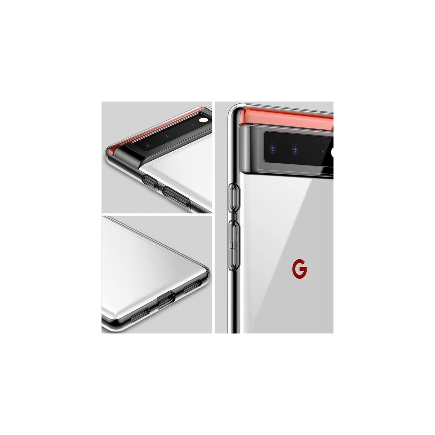 PANDACO Clear Case for Google Pixel 6 Pro