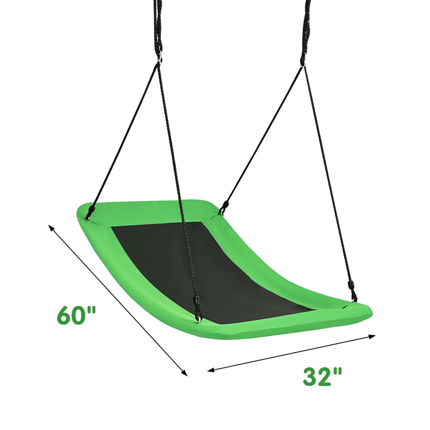 Gymax 700lb Giant 60'' Platform Tree Swing for Kids and Adults