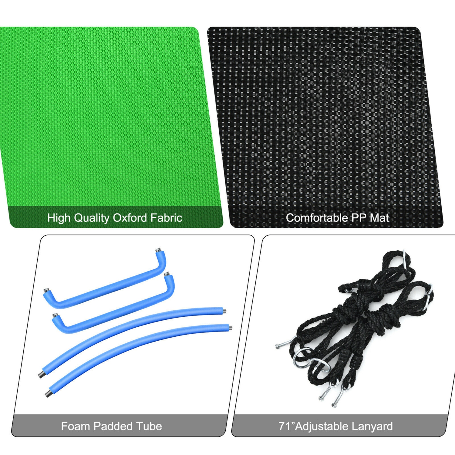 Gymax 700lb Giant 60'' Platform Tree Swing for Kids and Adults