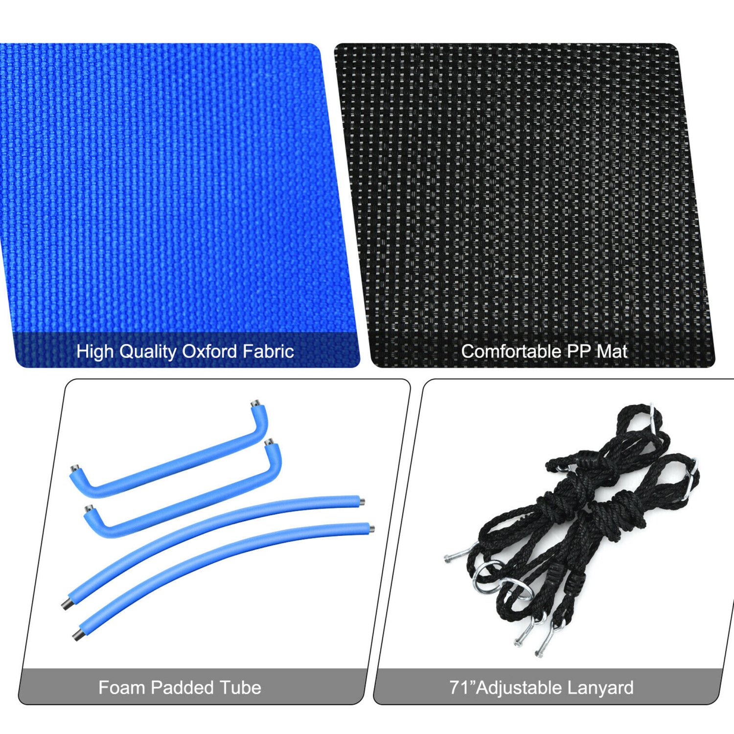 Gymax 700lb Giant 60'' Platform Tree Swing for Kids and Adults