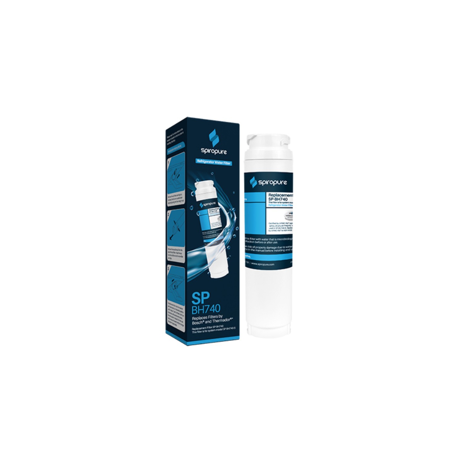 SP-BH740 remplacement pour le filtre à eau Ultra Clarity 644845 de Bosch pour réfrigérateur