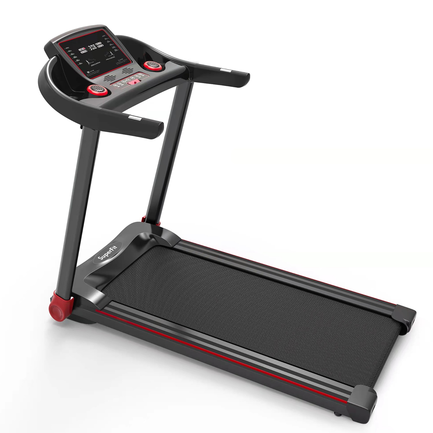 Machine de Course Électrique de Marque Superfit de 2,28 CV Tapis de Course Avec Haut-parleur Bluetooth Contrôle Via Une Application