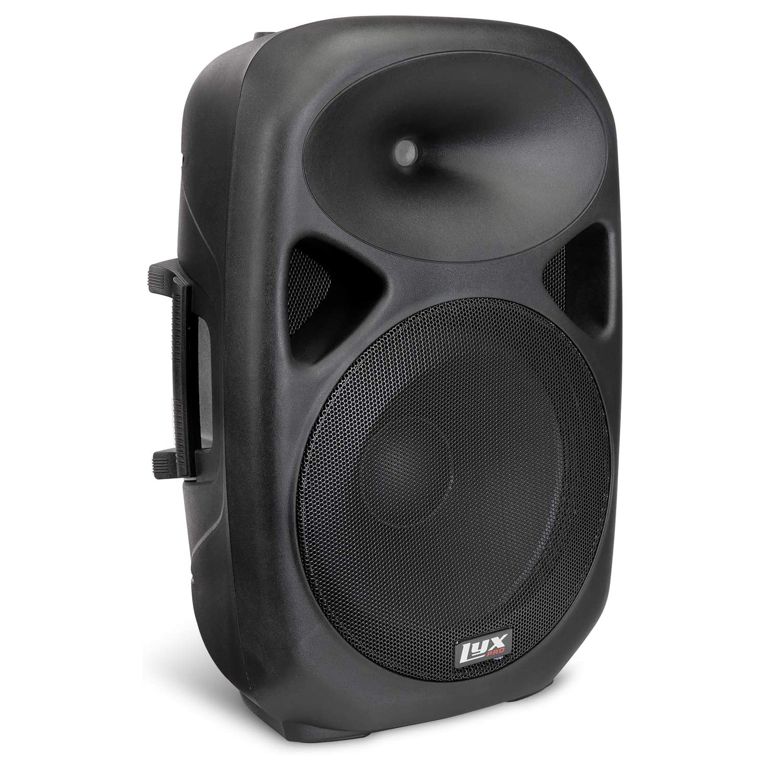 LyxPro 15 Inch Active PA Rechargeable Battery Speaker System, Bluetooth, MP3, USB, SD Card Slot, Foldable Carry Handle, Easy Carry Wheels-SPA-15 BAT