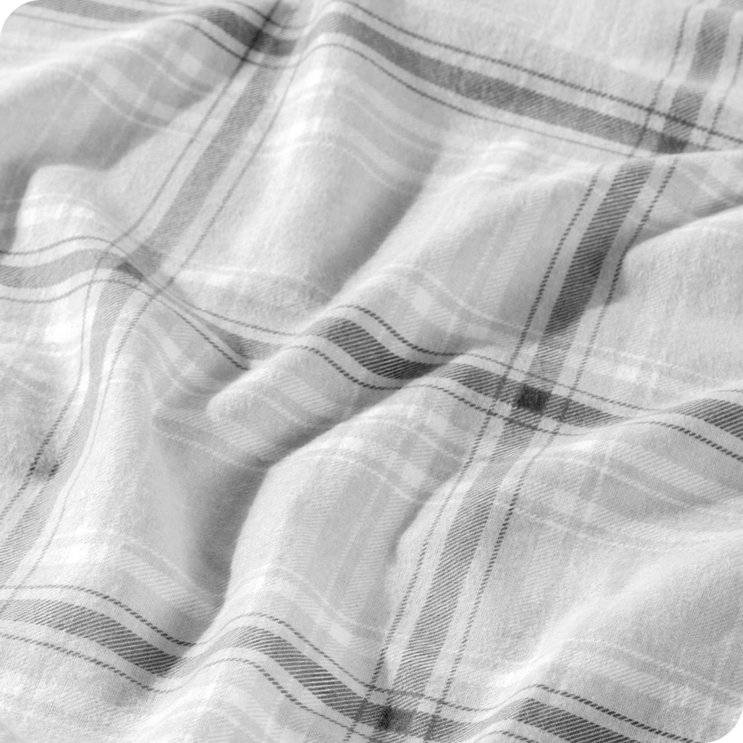 Bare Home Flannel Duvet Cover and Sham Set - 100% Cotton, Velvety Soft Heavyweight, Double Brushed Flannel