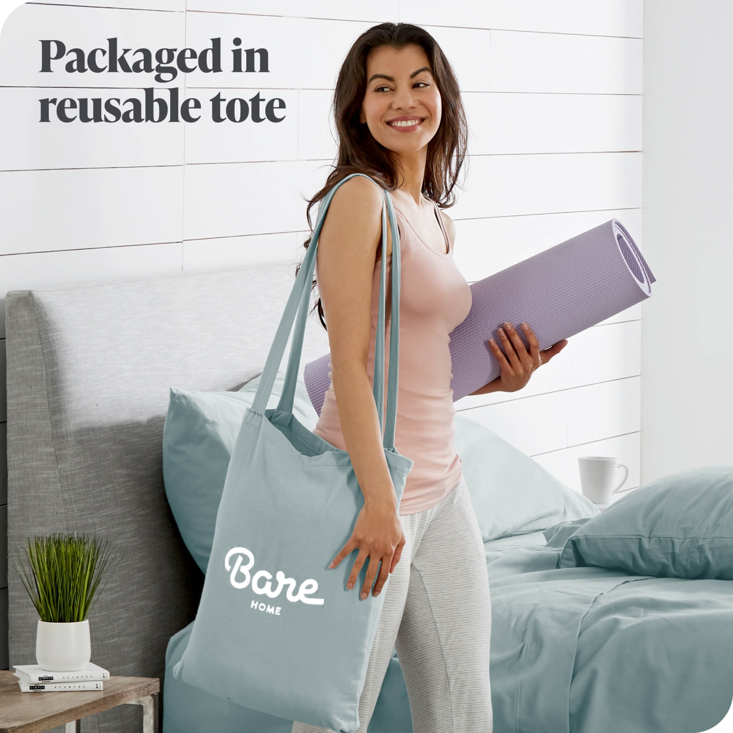 ENS. Housse de couette et couvre-oreiller en flanelle Bare Home - 100 % coton, velours doux, lourd, double, flanelle brossé