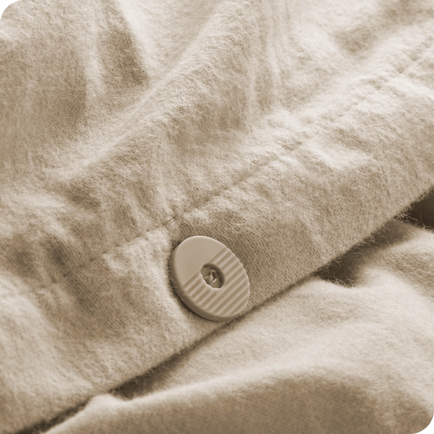 ENS. Housse de couette et couvre-oreiller en flanelle Bare Home - 100 % coton, velours doux, lourd, double, flanelle brossé