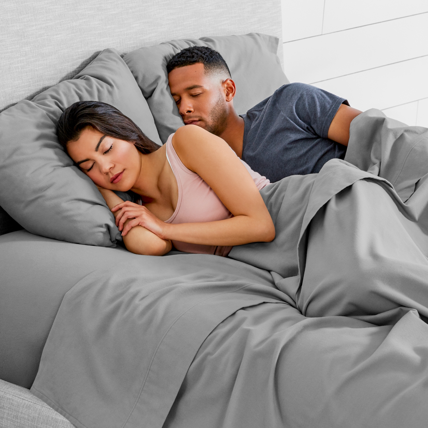 Taies d’oreiller standard en flanelle de 2 à 100 % de coton - tissu épais velouté et doux - flanelle brossé double