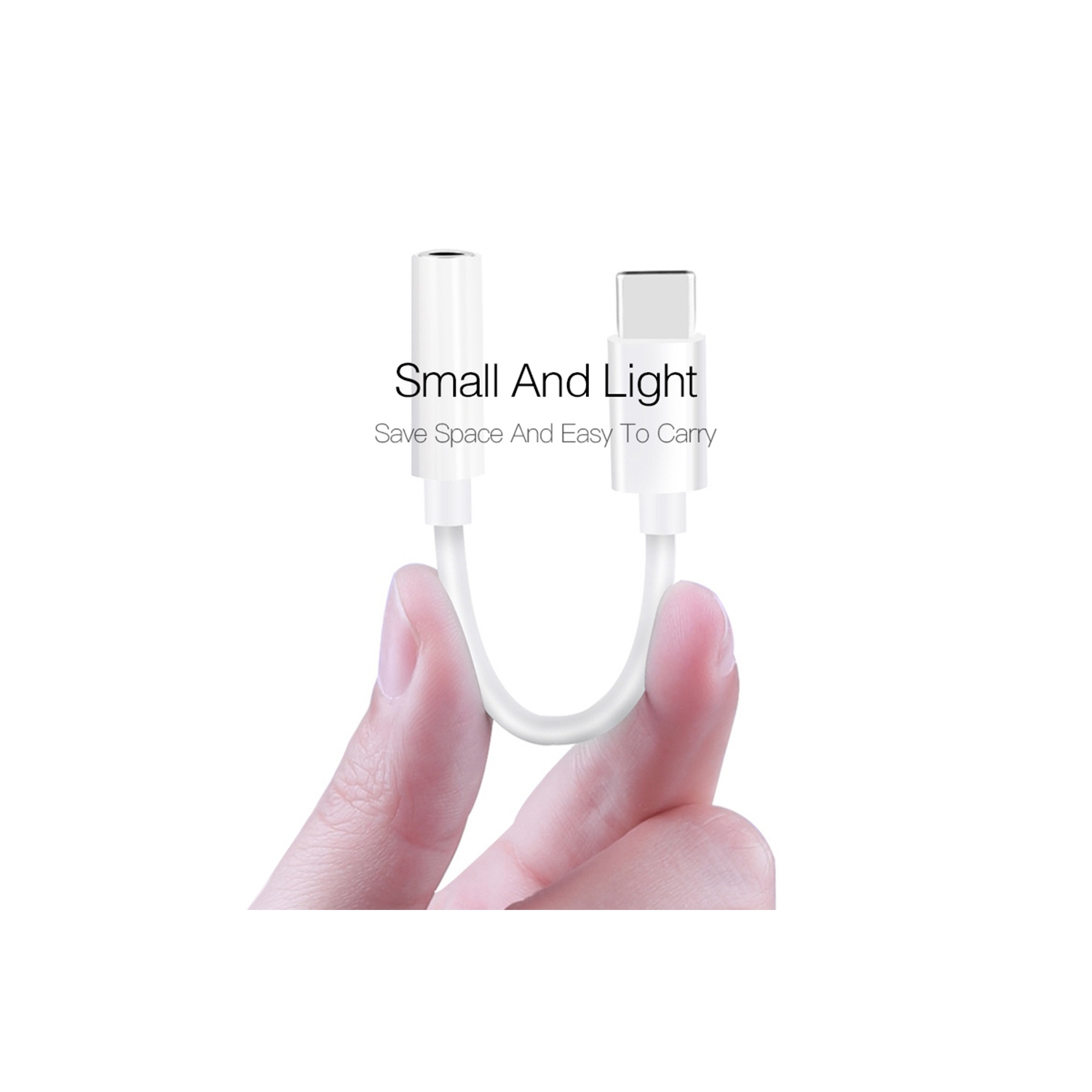 Type-C Headphone Jack Adapter - USB-C to 3.5mm Headphone jack