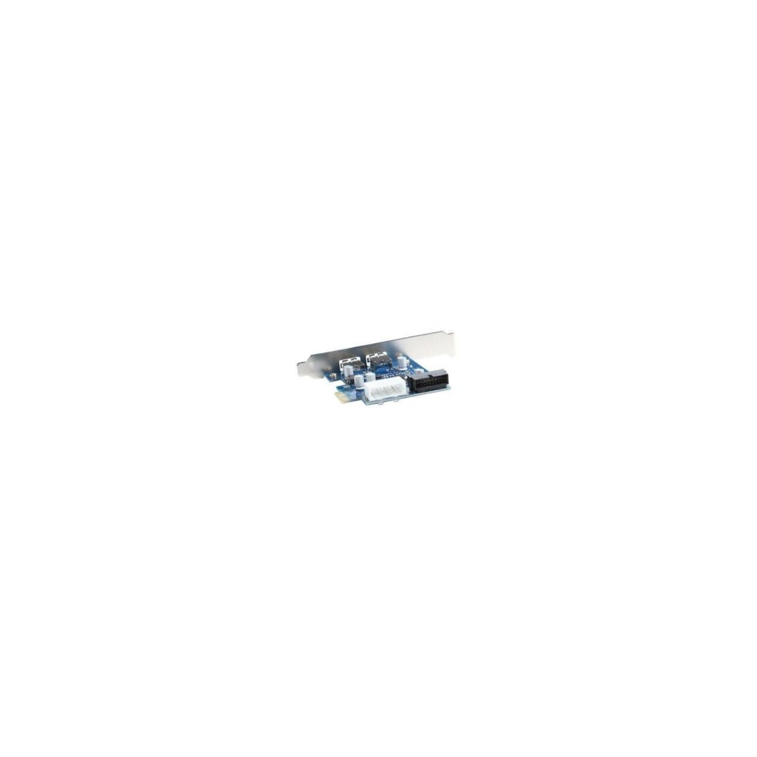 Carte contrôleur USB 3.0 PCI-E 2 ports externes avec connexion interne à 19 broches