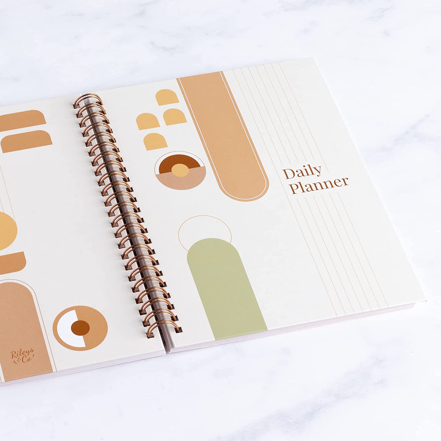 Rileys To Do List Spiral Notebook, Undated Daily Planner - 8 x 6 - Inches, Task Checklist Planner Time Management, Notebook The Perfect Journal And