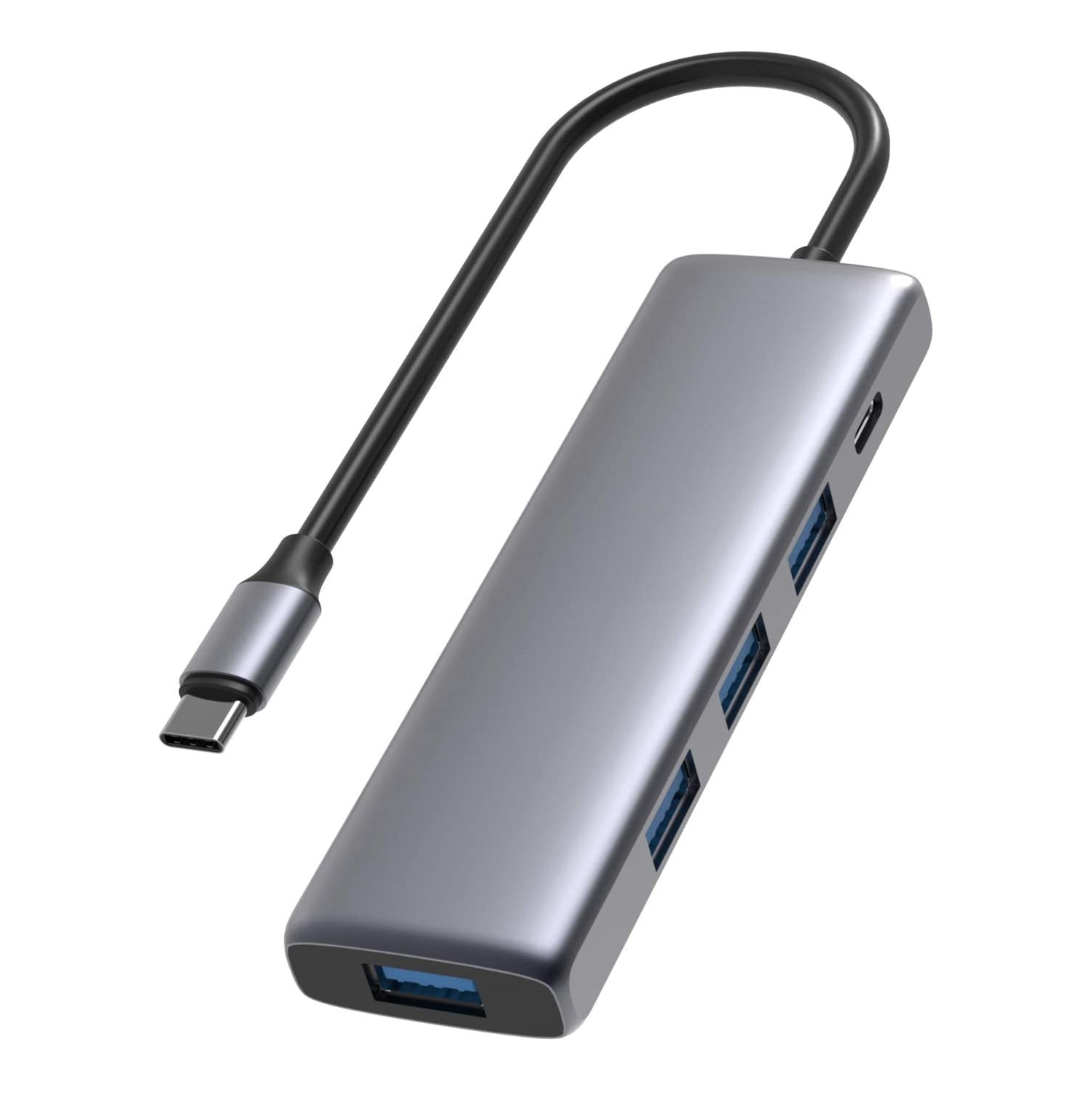 LaptopKing 5-in-1 USB C Hub with 4K 30Hz HDMI USB 3.0 2 USB 2.0 and PD 100W Ports Type C Hub