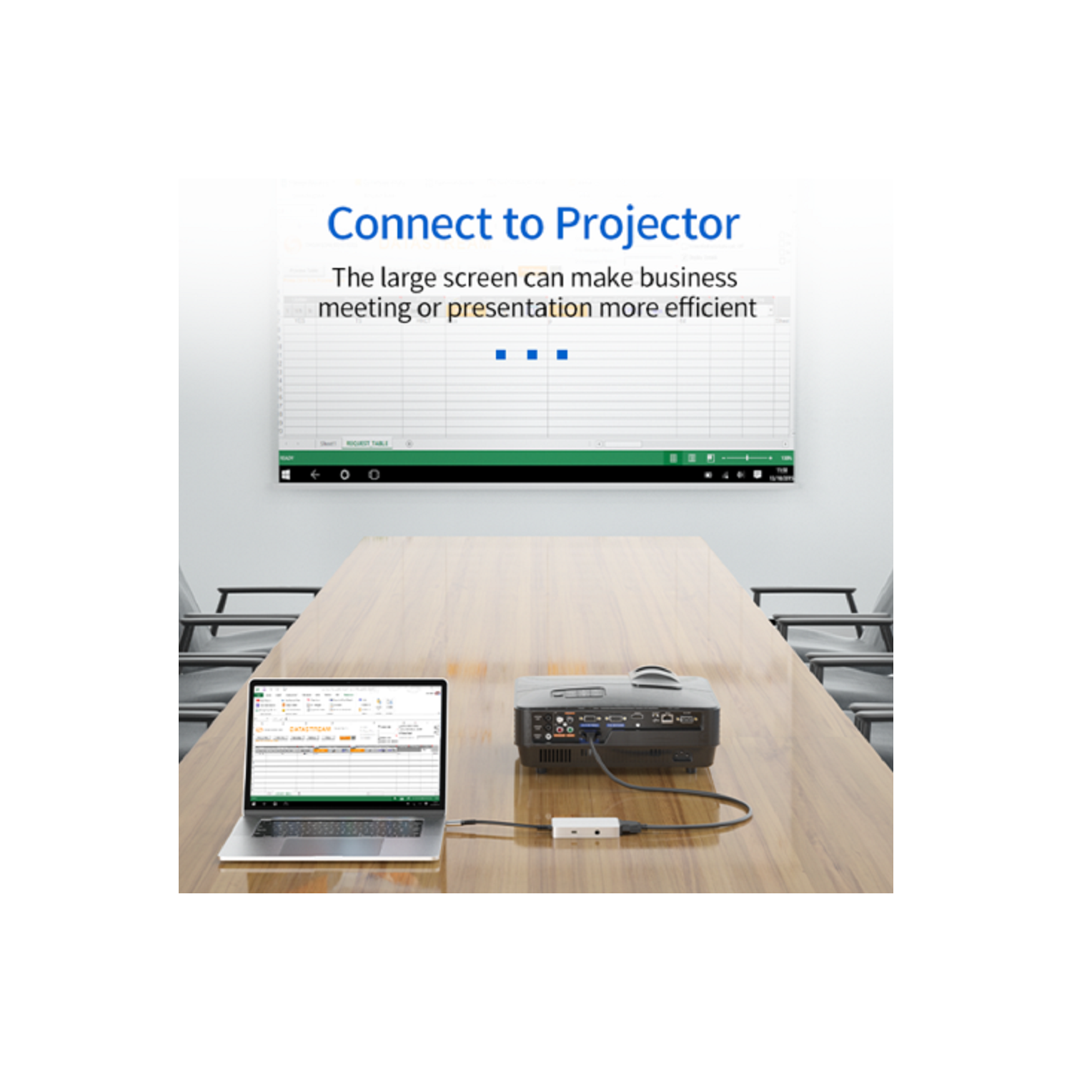 Station d’accueil pour 2 moniteurs de LaptoKing; prise en charge d’un concentrateur USB-C 5-en-1 avec ports DisplayPort 4K HDMI, VGA, 3,5 mm, audio