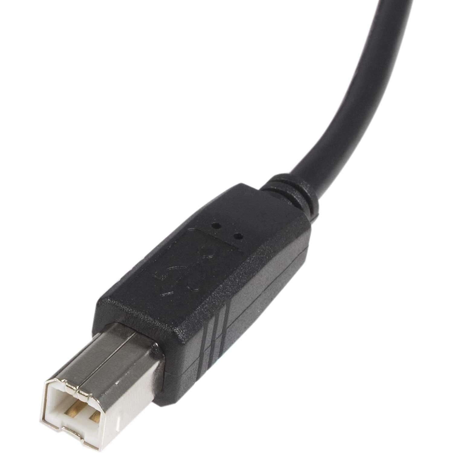 6 ft. USB Printer Cable - USB 2.0 A to B - Printer Cable - Black - USB A to B (USB2HAB6)