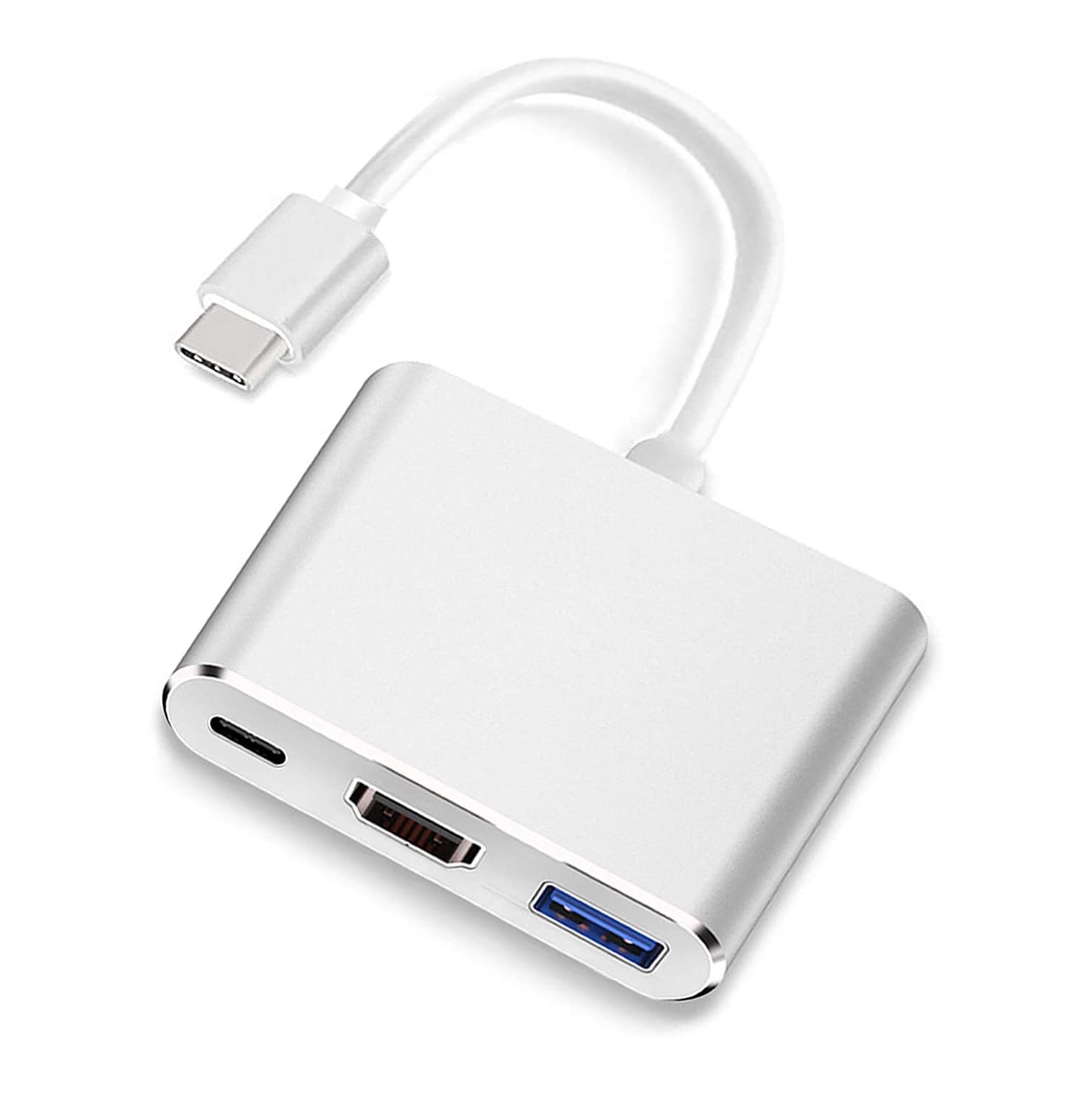 Adaptateur USB-C à HDMI de a-Z Electronics - Câble convertisseur 3-EN-1 de type C pour MacBook Pro 2017/2018, iMac, iPad