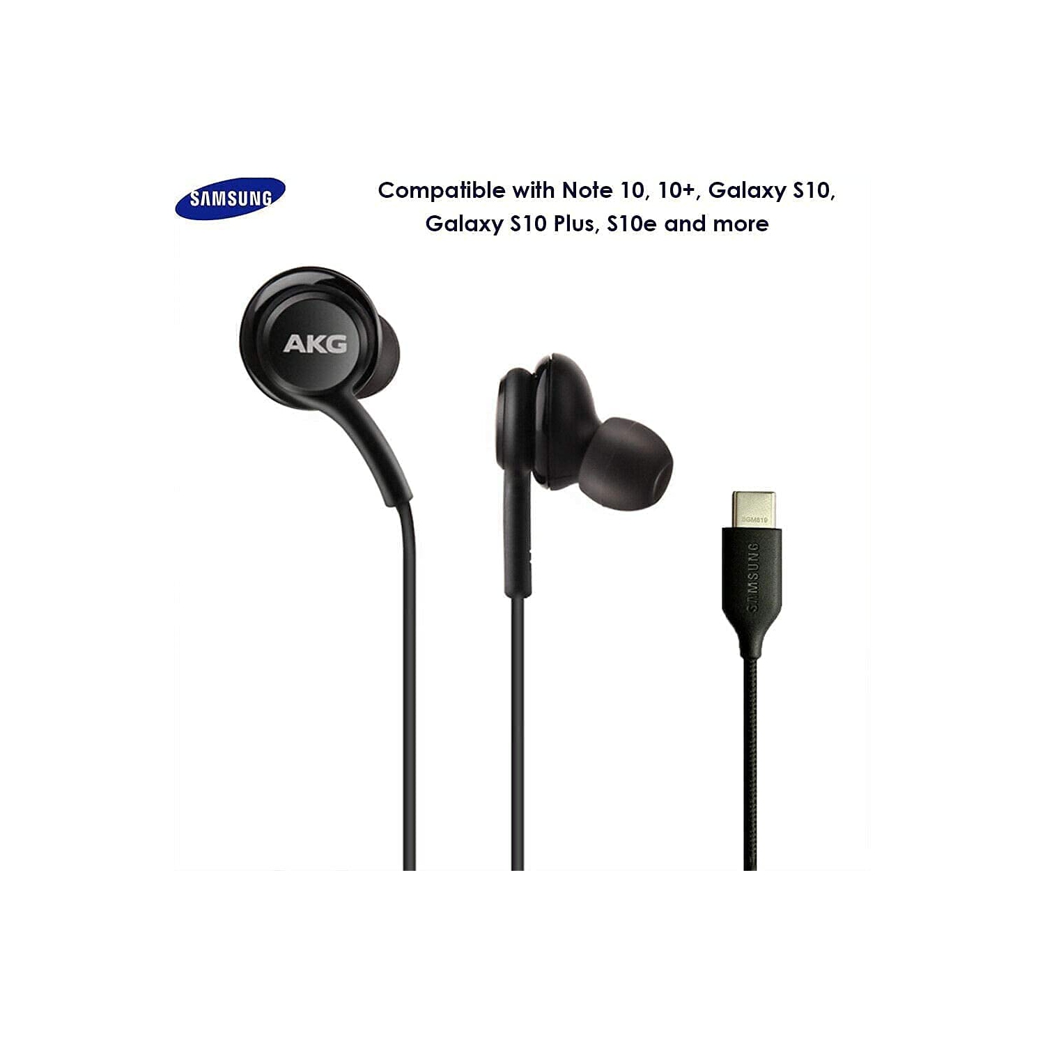 Samsung Galaxy Note 10 AKG USB-C Headphones Wired Type C Earbuds Note10  Plus