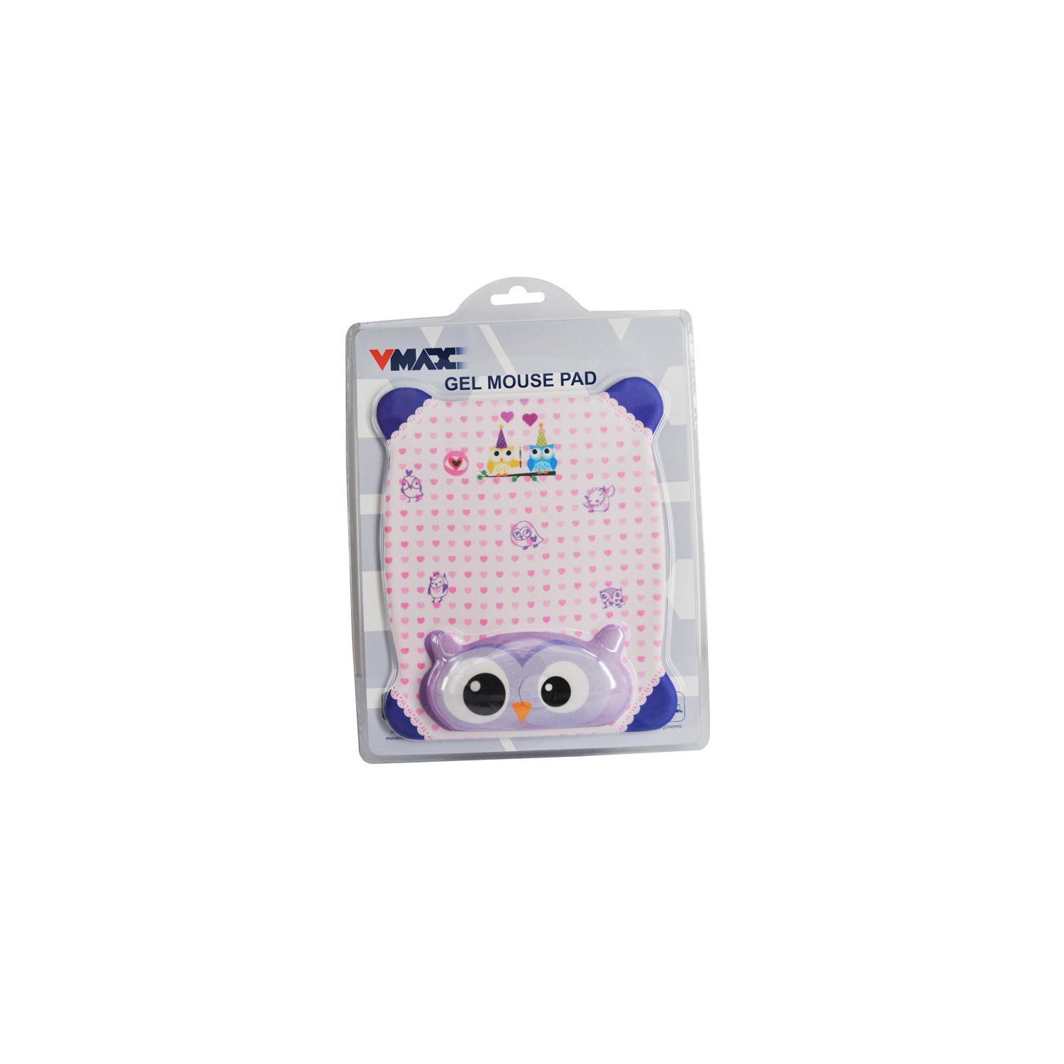 Gel Mouse Pad Made From Nylon Textile VMP-103, Red