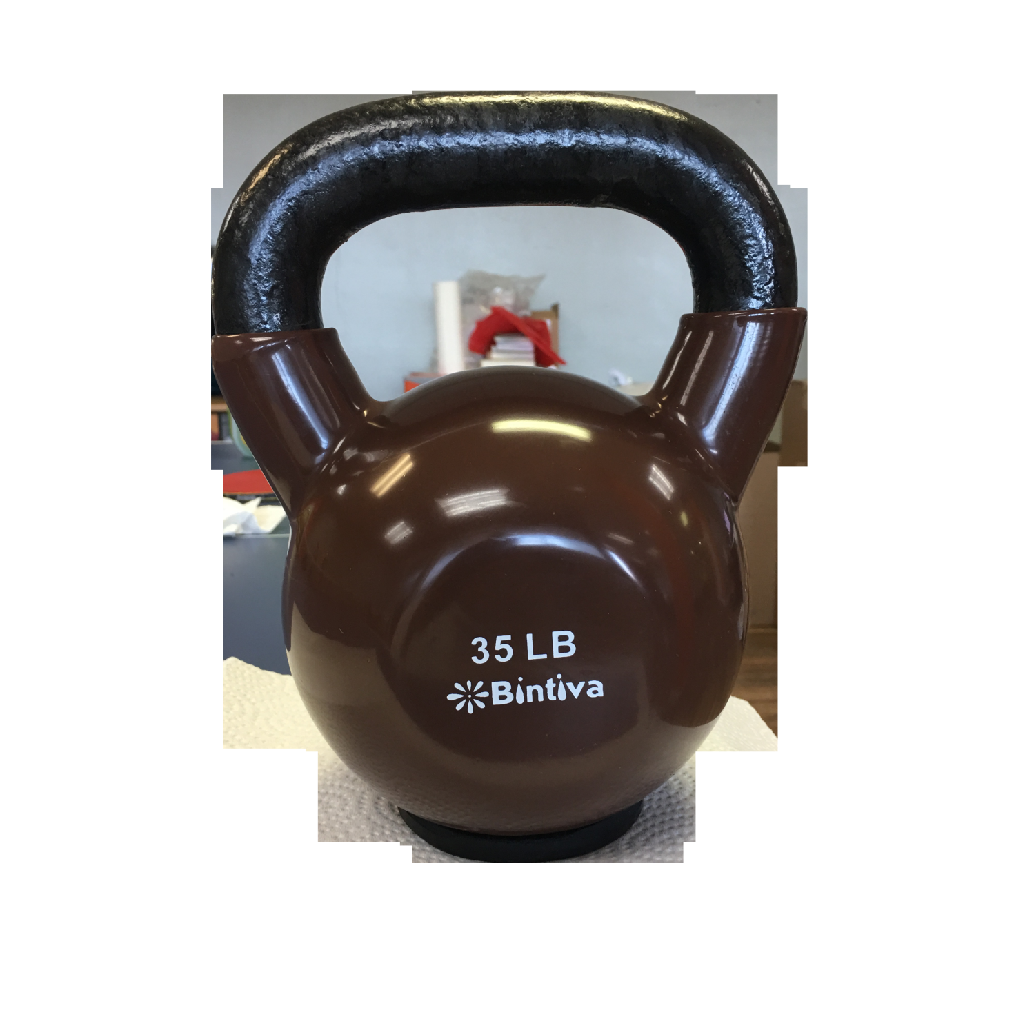 35Lbs Kettlebells - Professional Grade, Vinyl Coated, Cast Iron Weights
