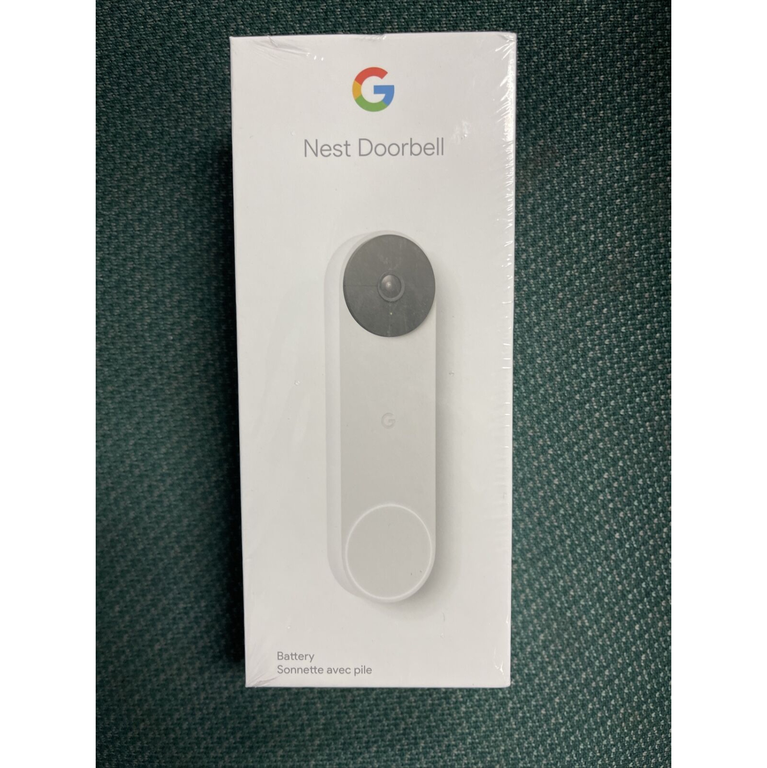 Sonnette vidéo sans fil Nest de Google - Blanc - Boîte ouverte comme neuve