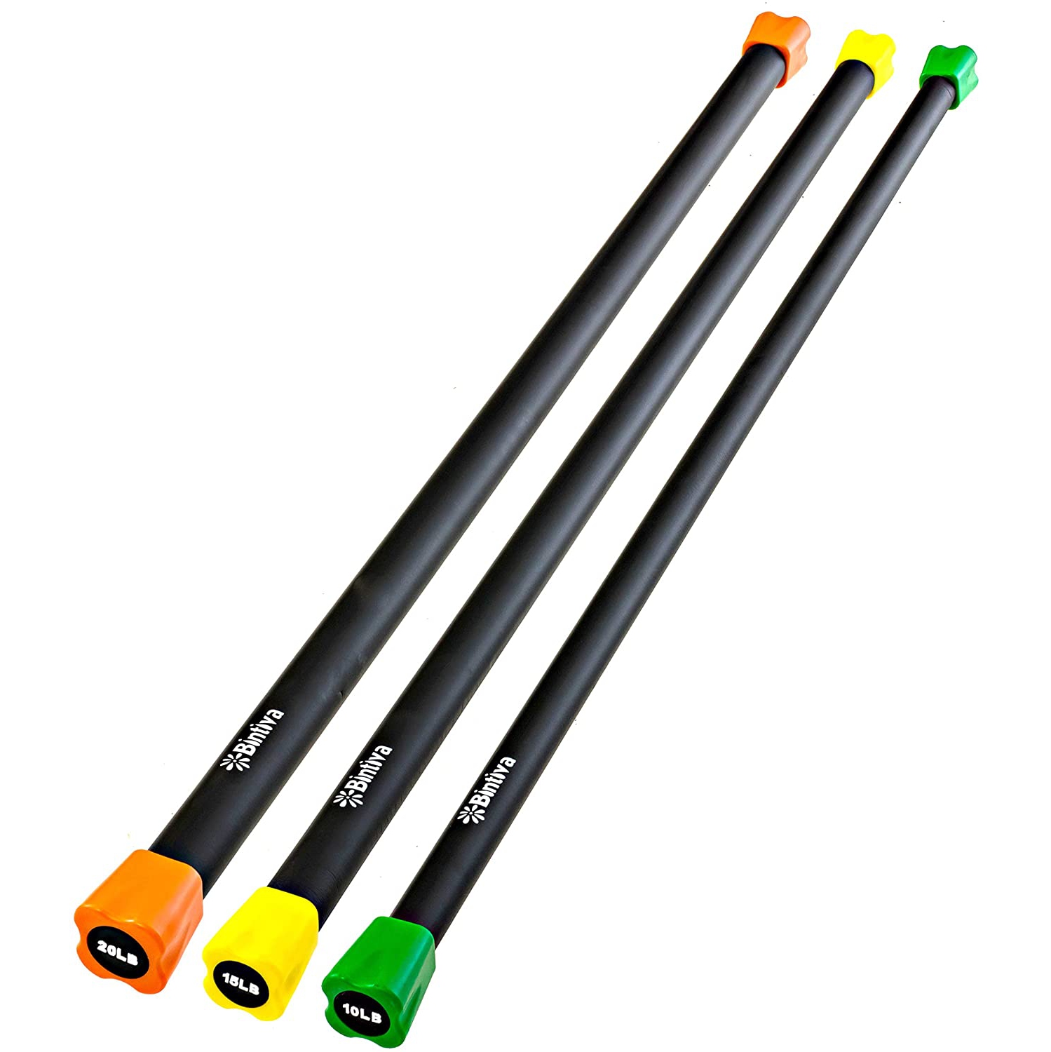 10,15,20Lbs - Body Bar-The bar is a solid cast iron bar that is encased in a foam for safety.