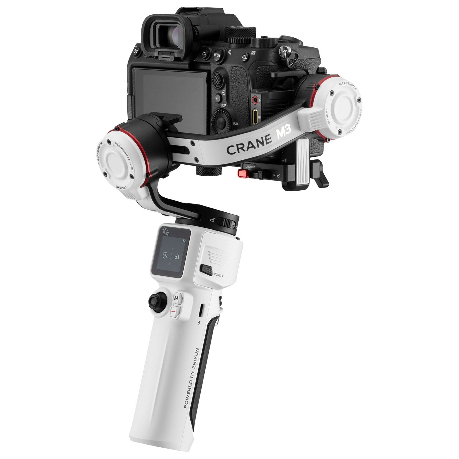 Zhiyun Crane M3 DSLR Camera Gimbal Stabilizer - White | Best Buy 