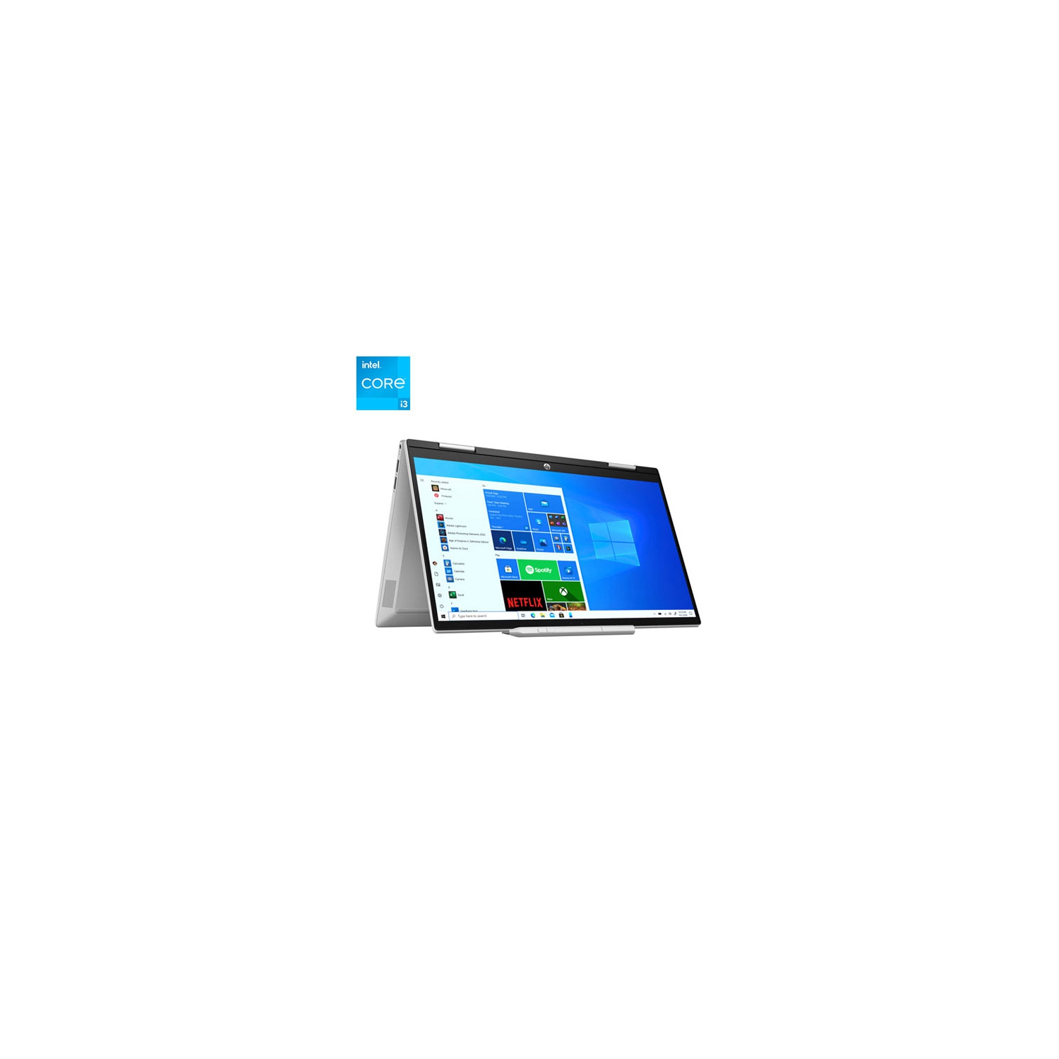 HP Pavilion x360 14" Touchscreen Laptop -Natural Silver (Intel Core i3-1115G4/256GB SSD/8GB RAM/Win10) - Open Box