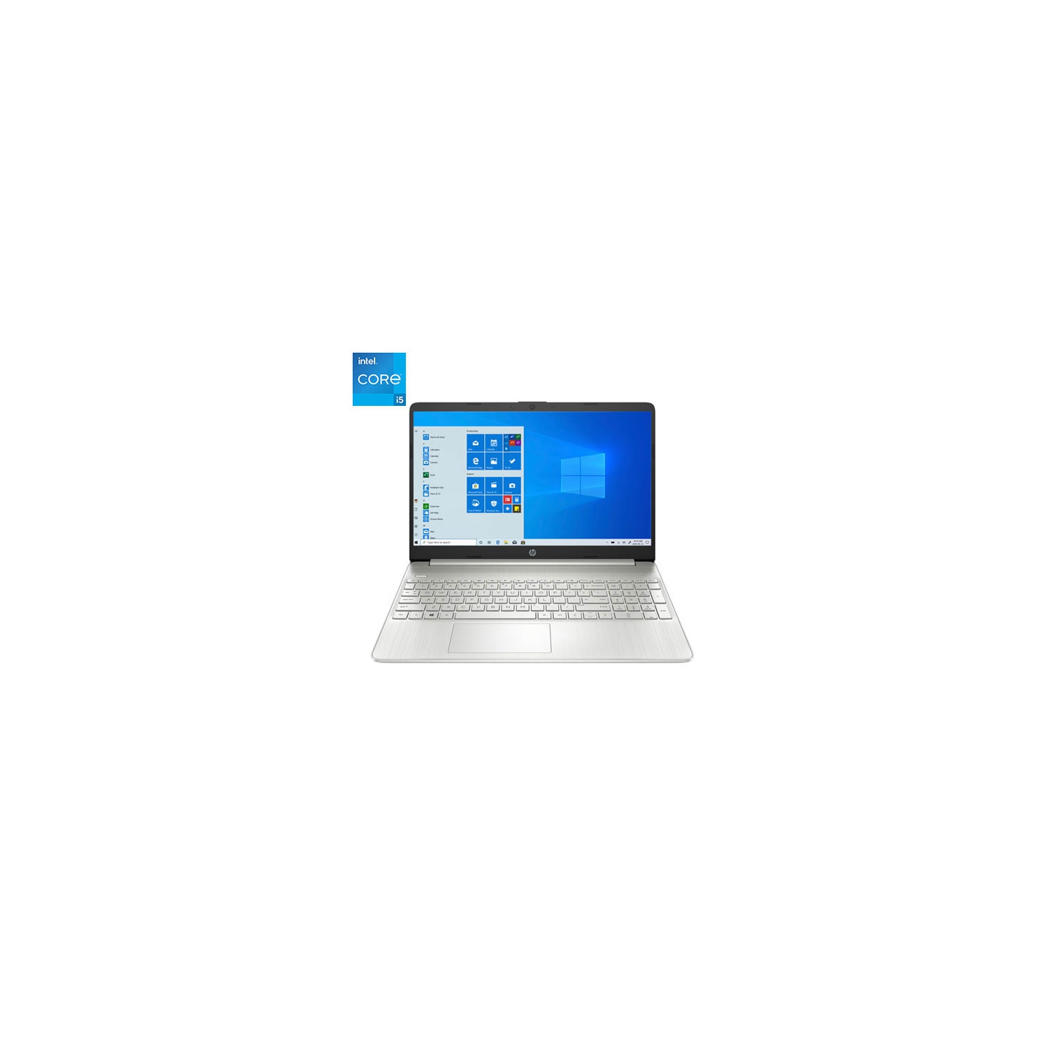 HP 15.6" Laptop - Natural Silver (Intel Core i5-1135G7/512GB SSD/8GB RAM/Windows 10) - Open Box