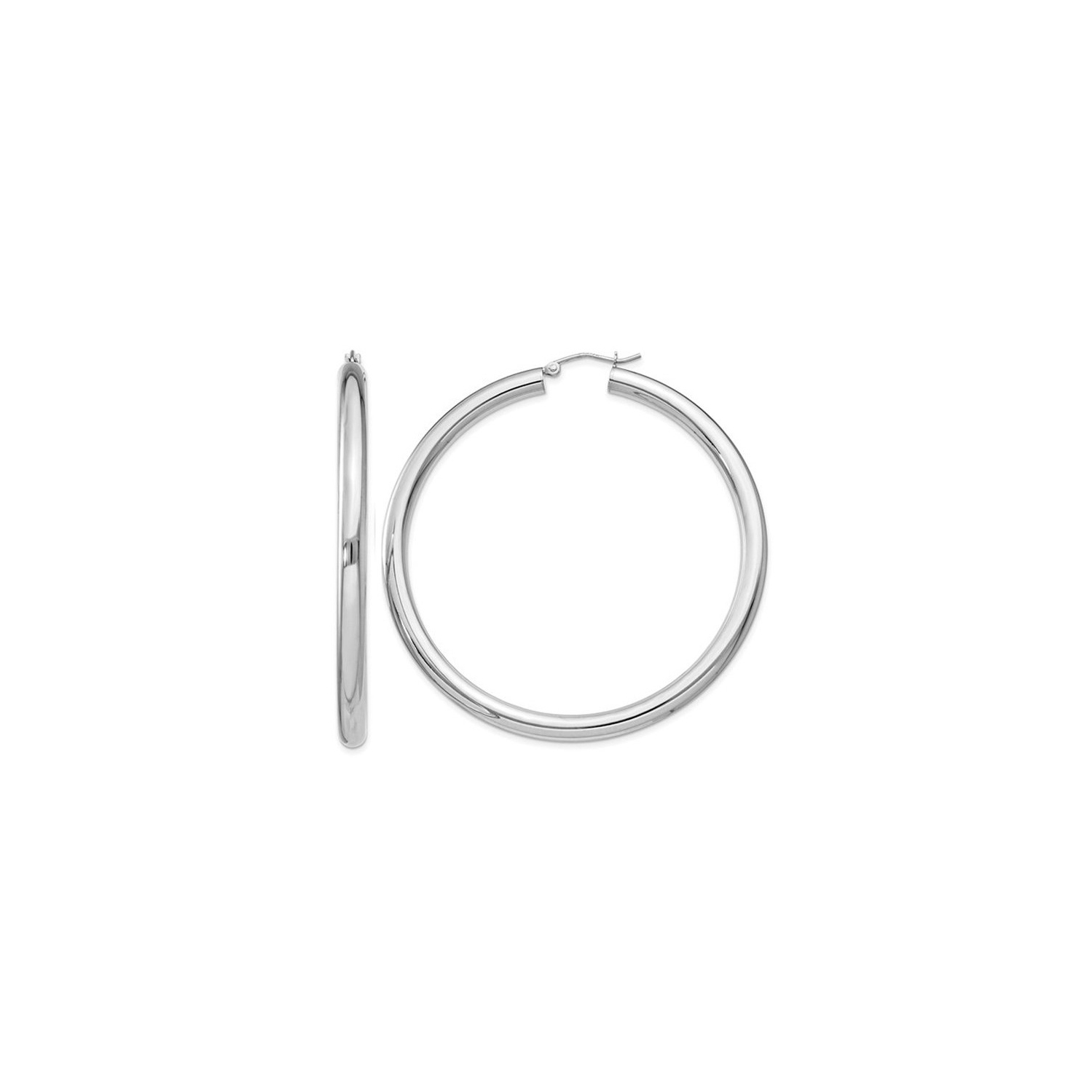 Très grandes créoles en argent sterling de 2 1/2 po