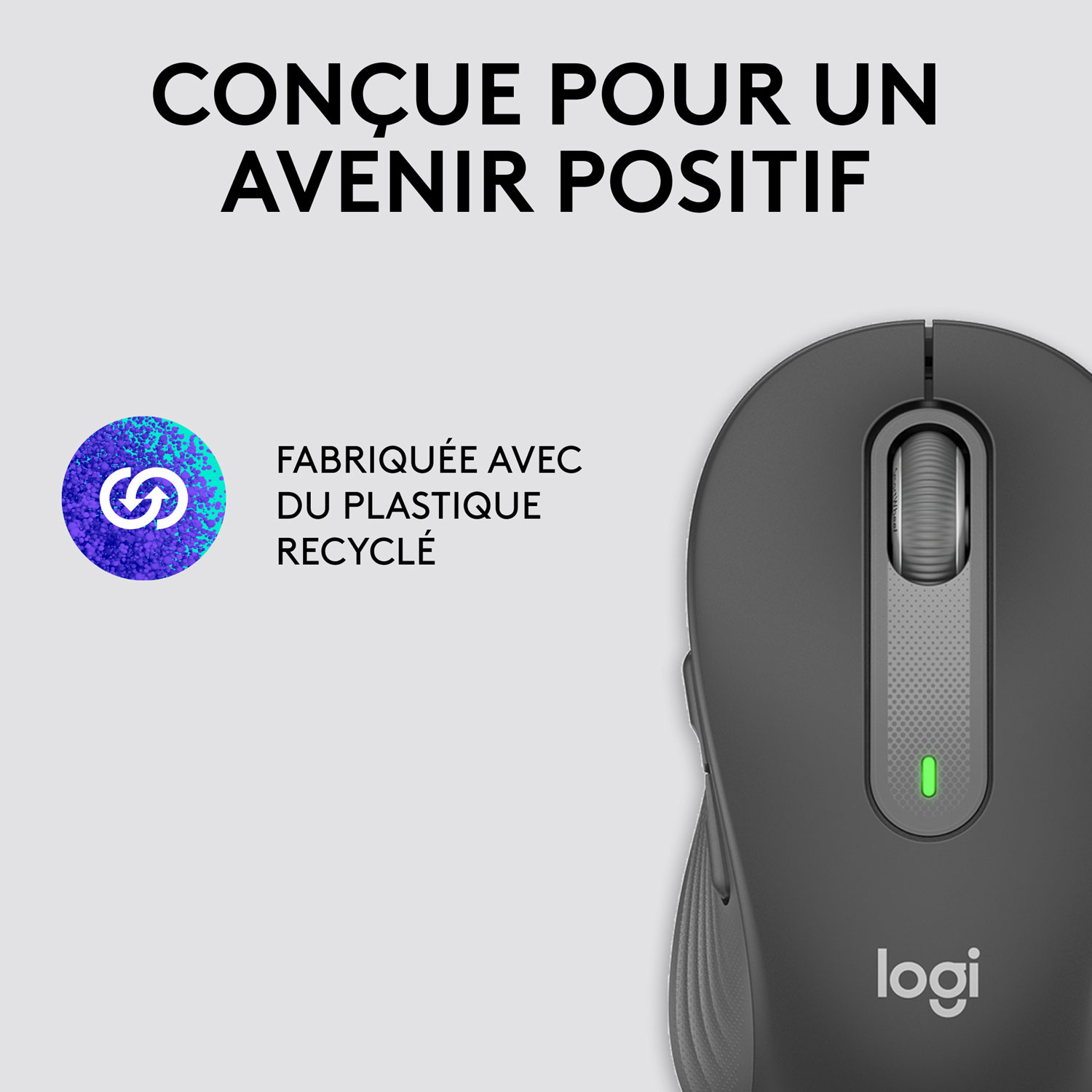 Souris optique sans fil Signature M650 de Logitech - Graphite