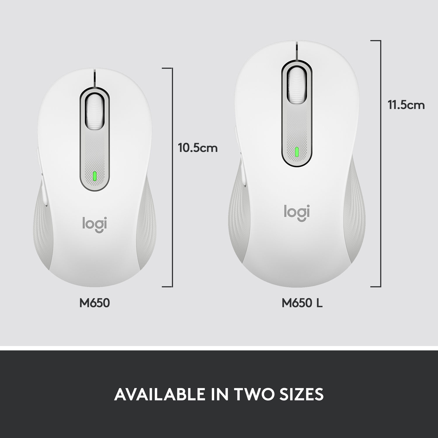 Logitech Signature M650 Wireless Optical Mouse - Off-White