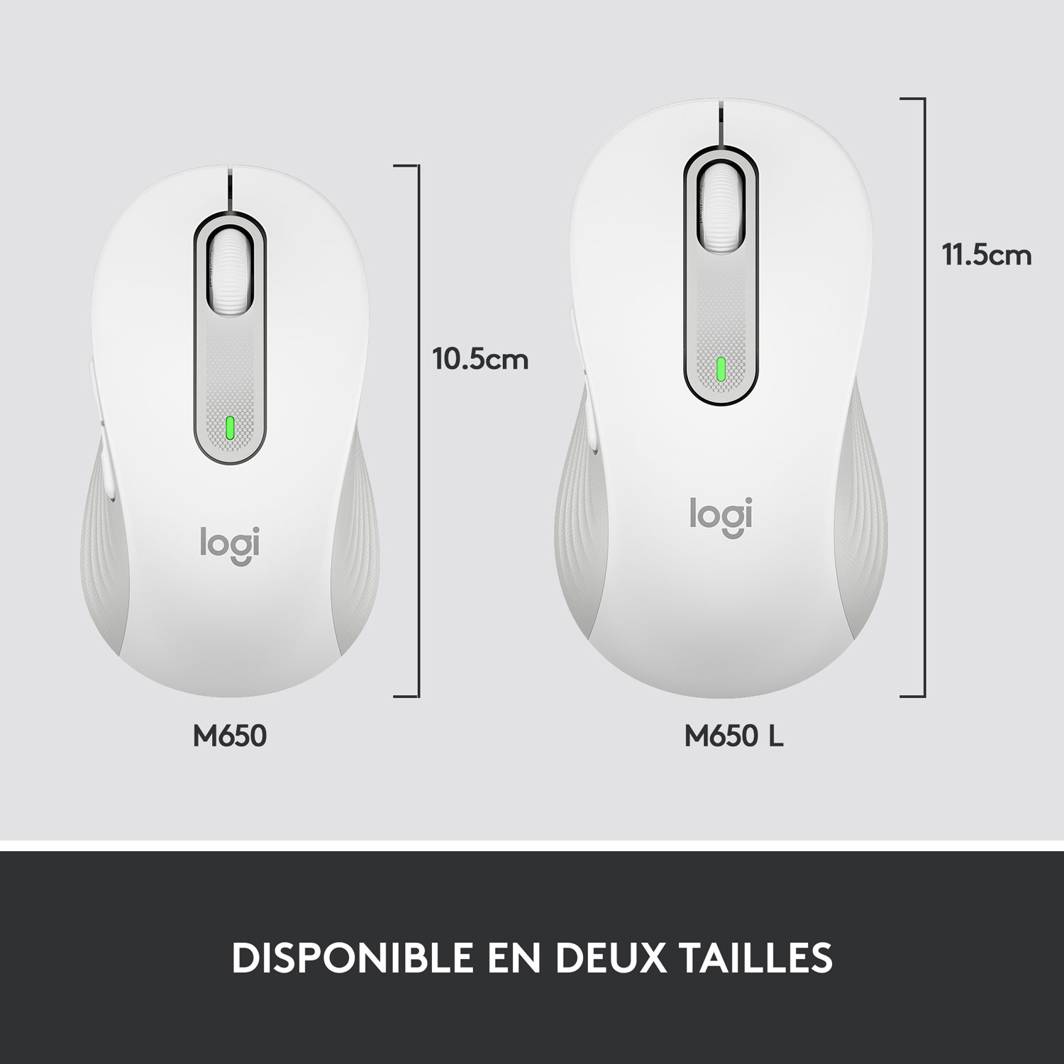 Logitech Signature M650 Wireless Optical Mouse - Off-White