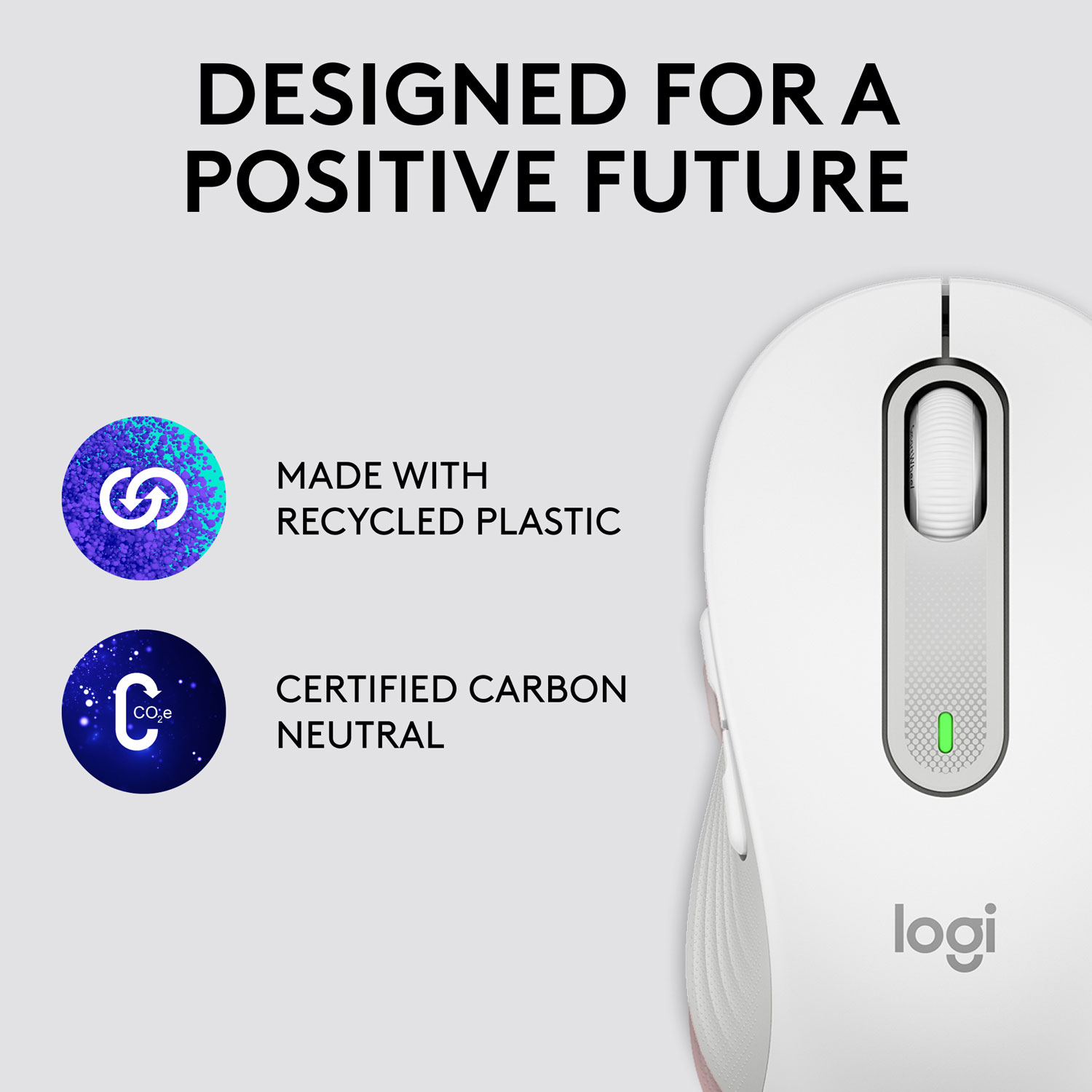 Logitech Signature M650 Wireless Optical Mouse - Off-White