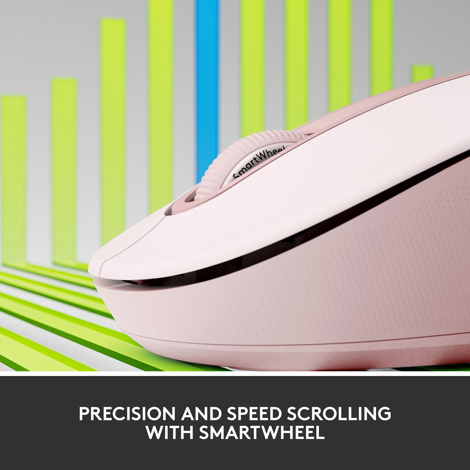 Souris optique sans fil Signature M650 de Logitech - Rose