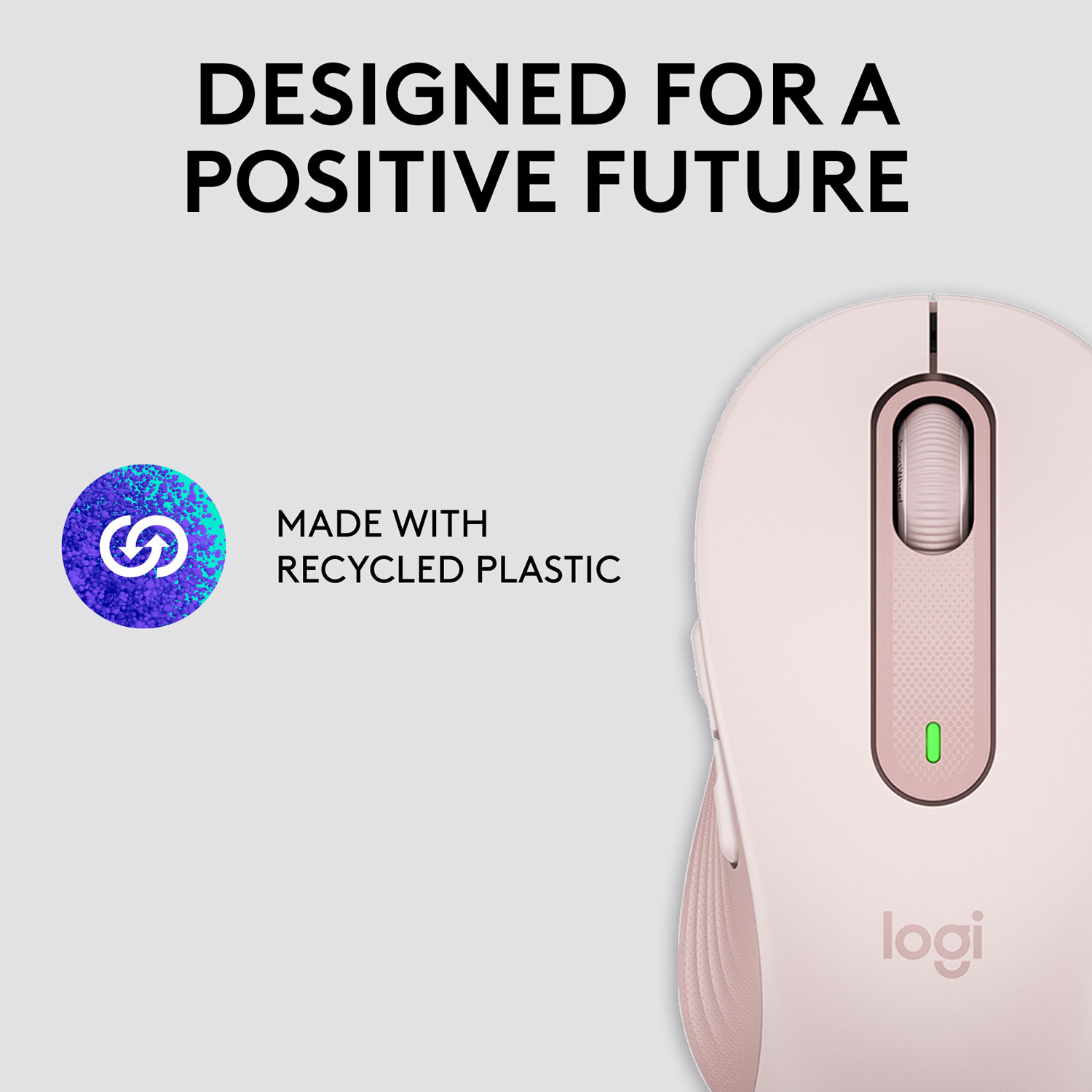 Souris optique sans fil Signature M650 de Logitech - Rose