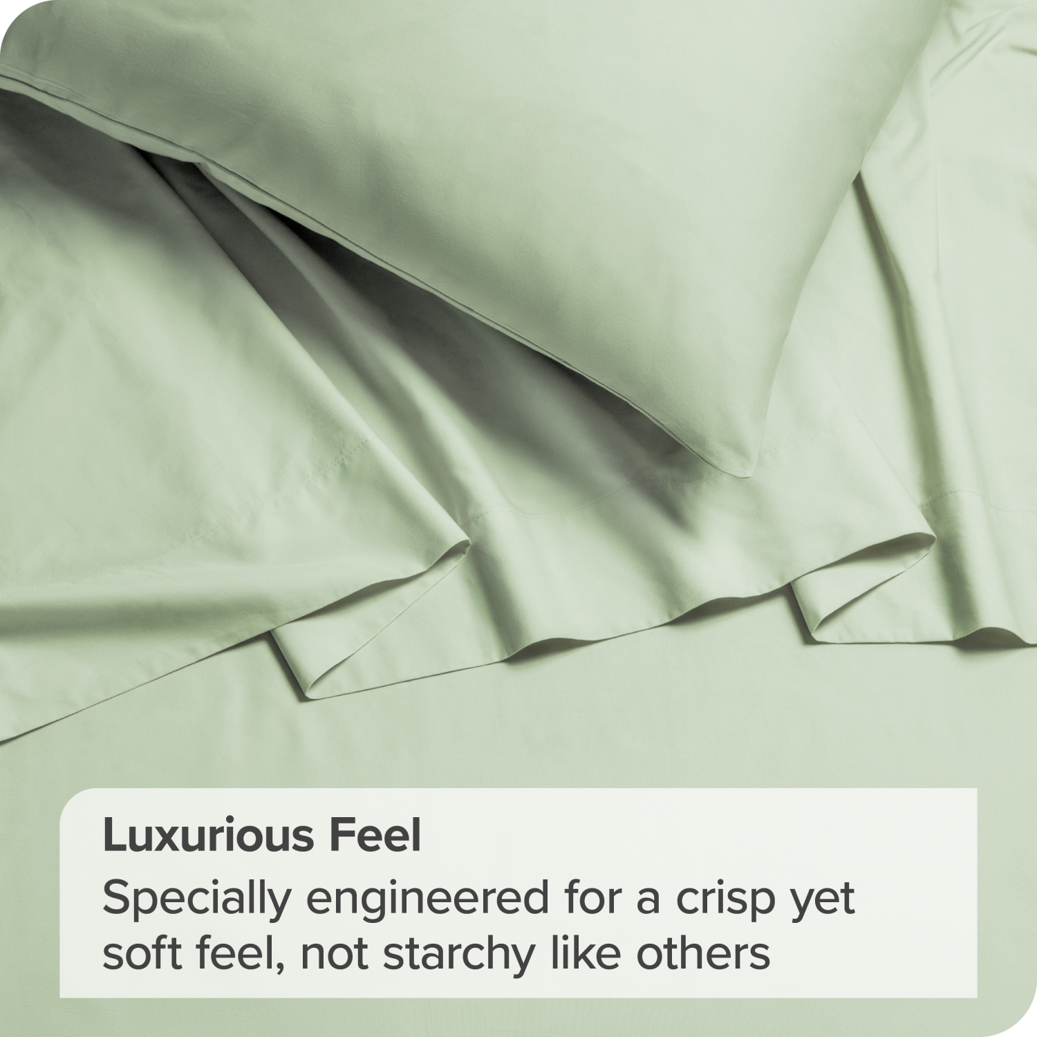 Bare Home 100% Organic Cotton Sheet Set - Crisp Percale Weave - Lightweight & Breathable