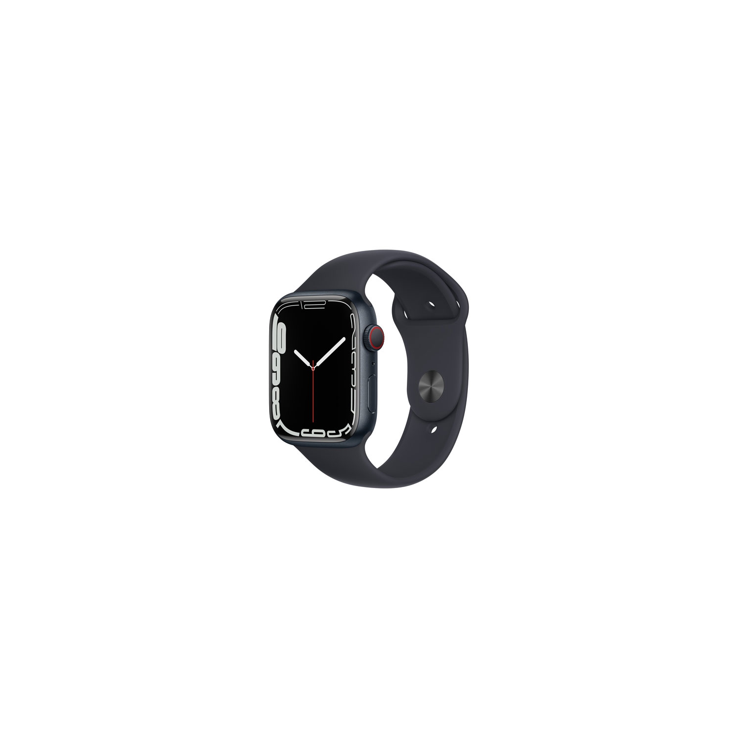 Open Box - Apple Watch Series 7 (GPS + Cellular) 45mm Midnight Aluminum Case with Midnight Sport Band