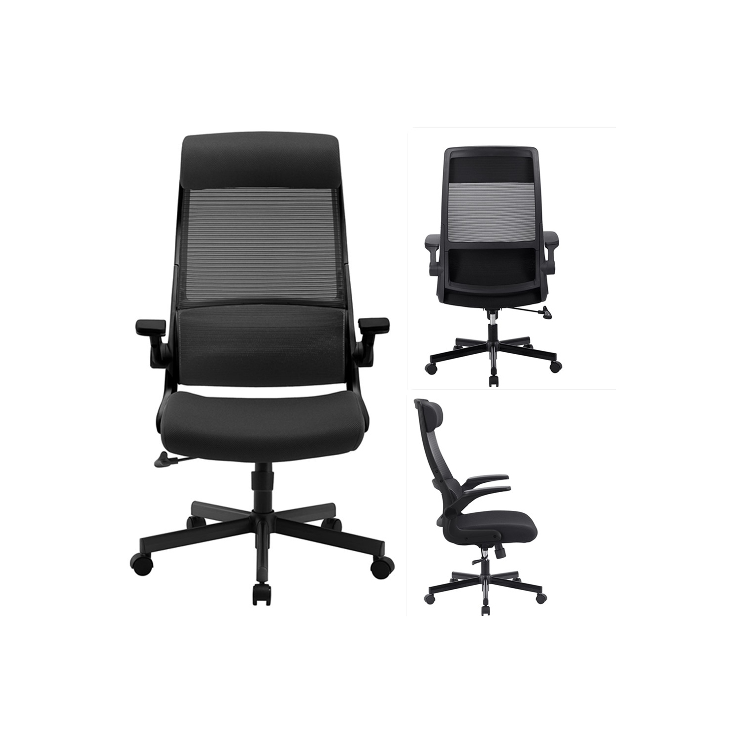 Insignia™ Ergonomic Mesh Office Chair with Adjustable Arms Black NS-FPAMC23  - Best Buy