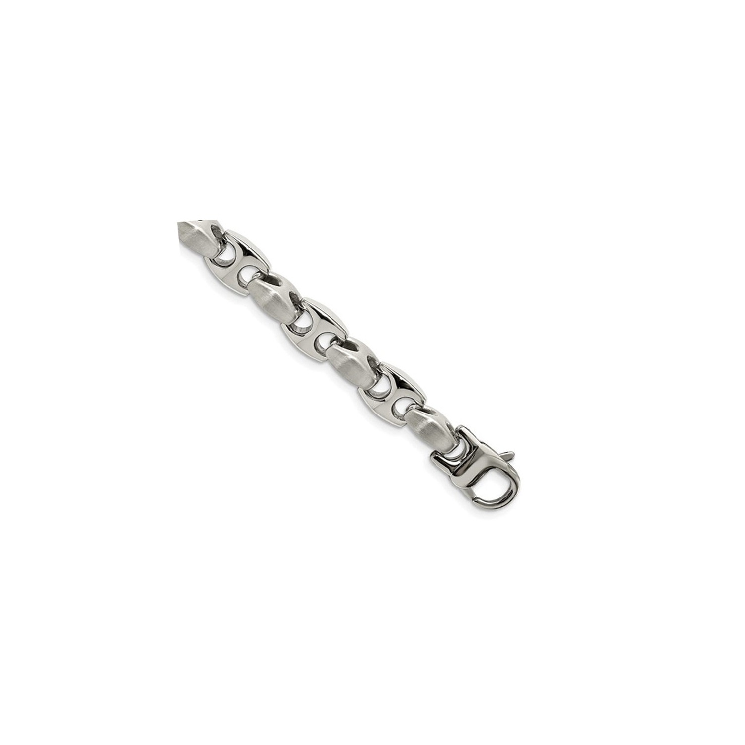 Mens Stainless Steel Bracelet 8.25 Inch
