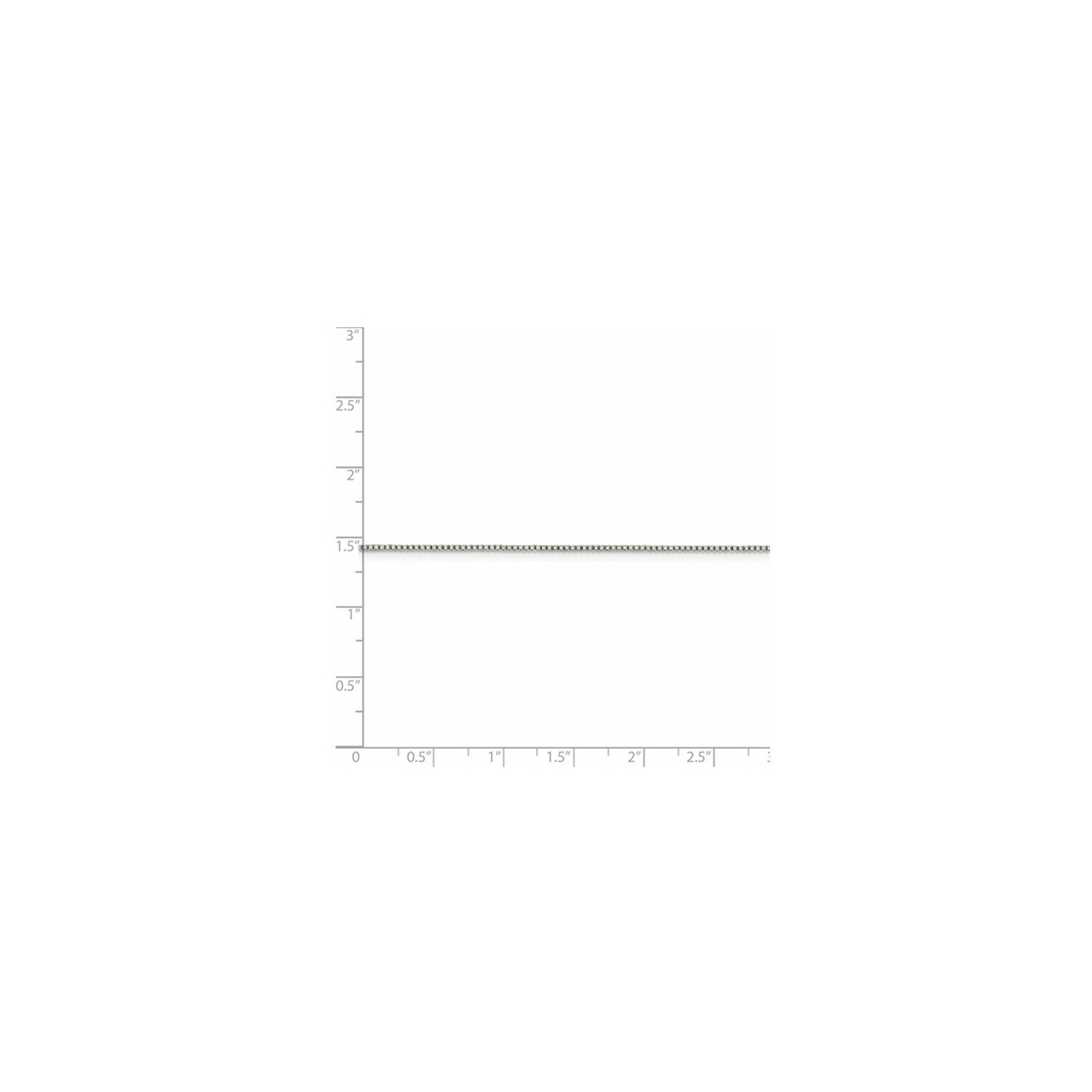 Sterling Silver Box Chain Necklace 24 Inches